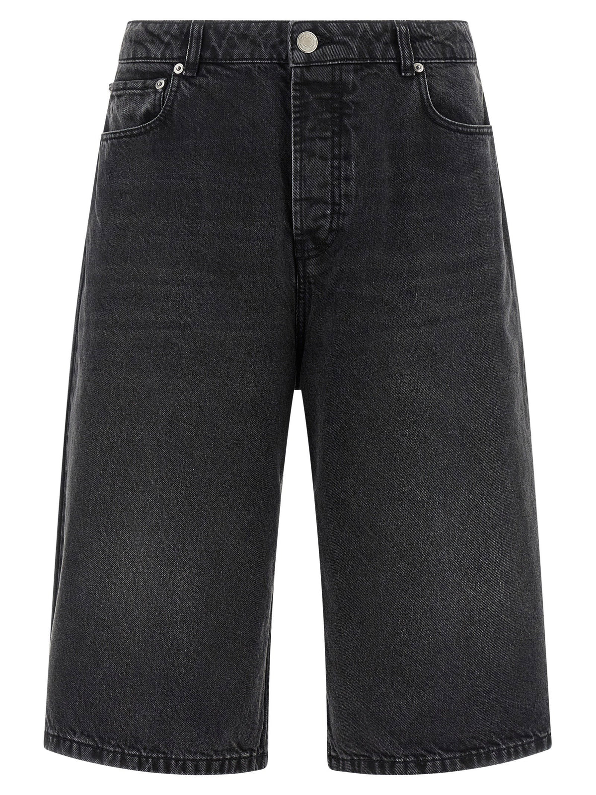 Ami Paris Denim Bermuda Shorts