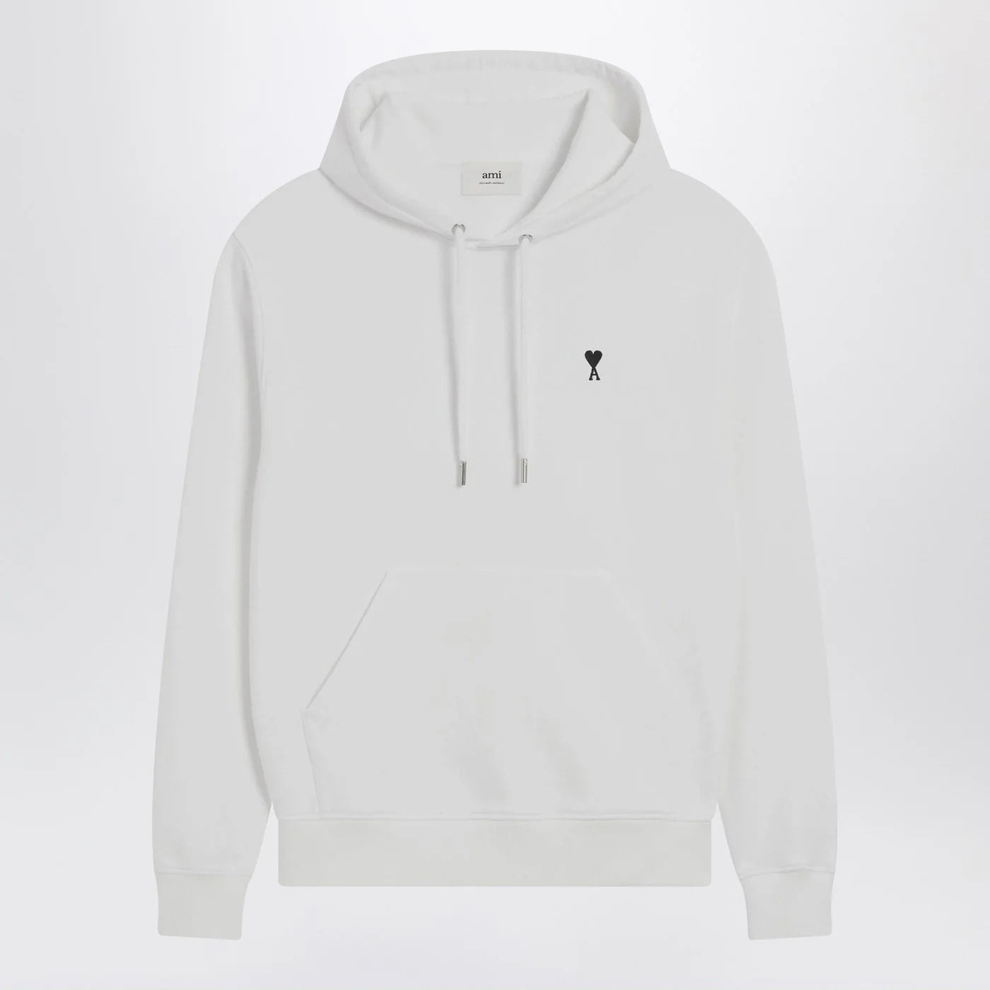 Ami Paris White Ami De Coeur hooded sweatshirt