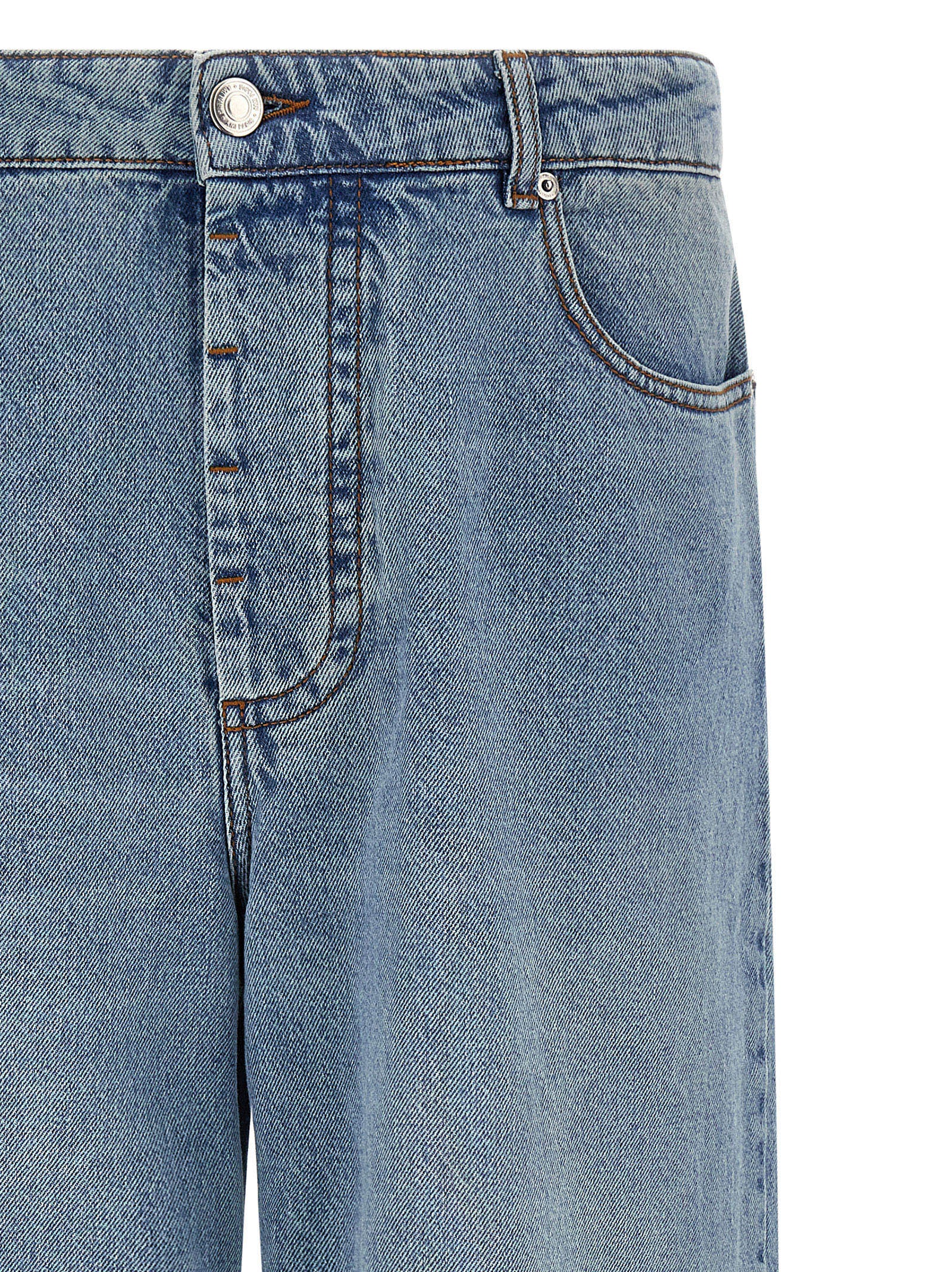 Ami Paris Wide Leg Jeans