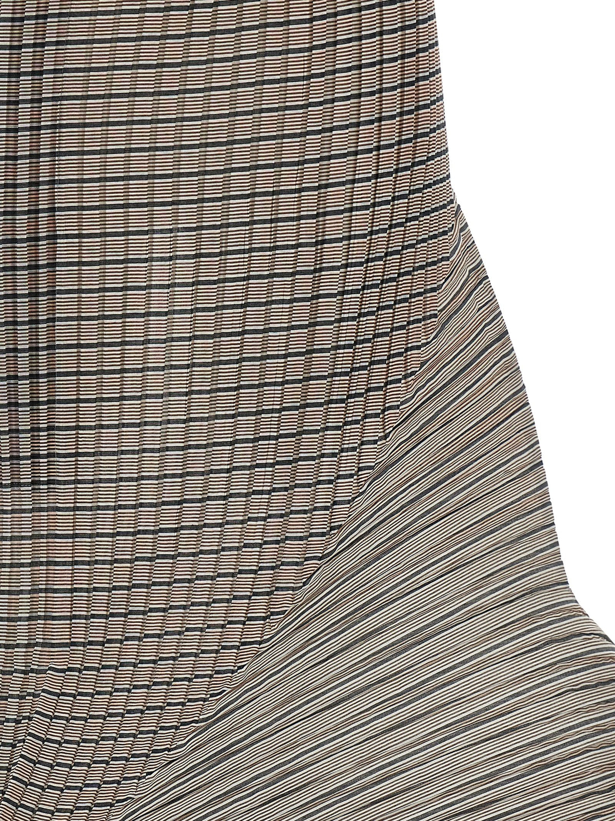 Issey Miyake Generic Stripes (machine Pleats) Skirt