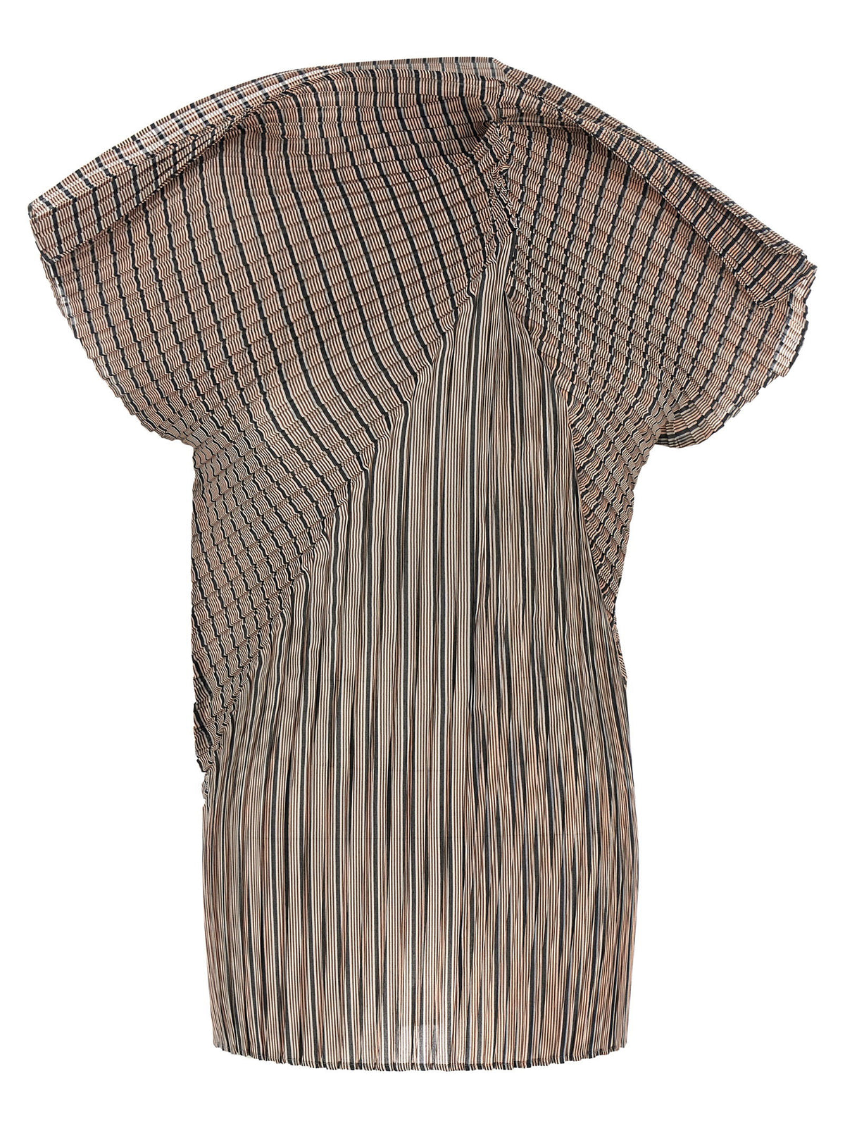 Issey Miyake Generic Stripes (machine Pleats) Top