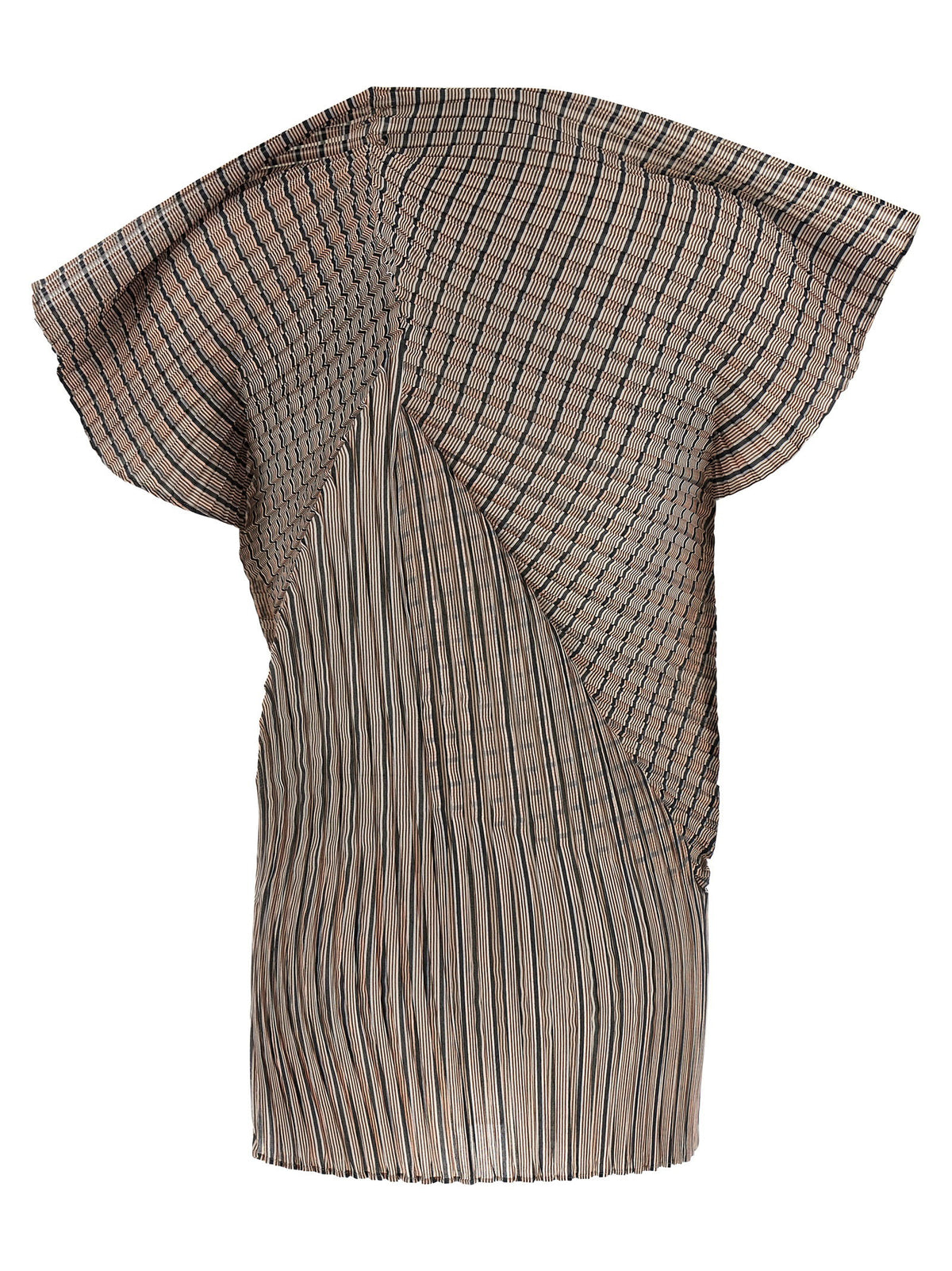 Issey Miyake Generic Stripes (machine Pleats) Top