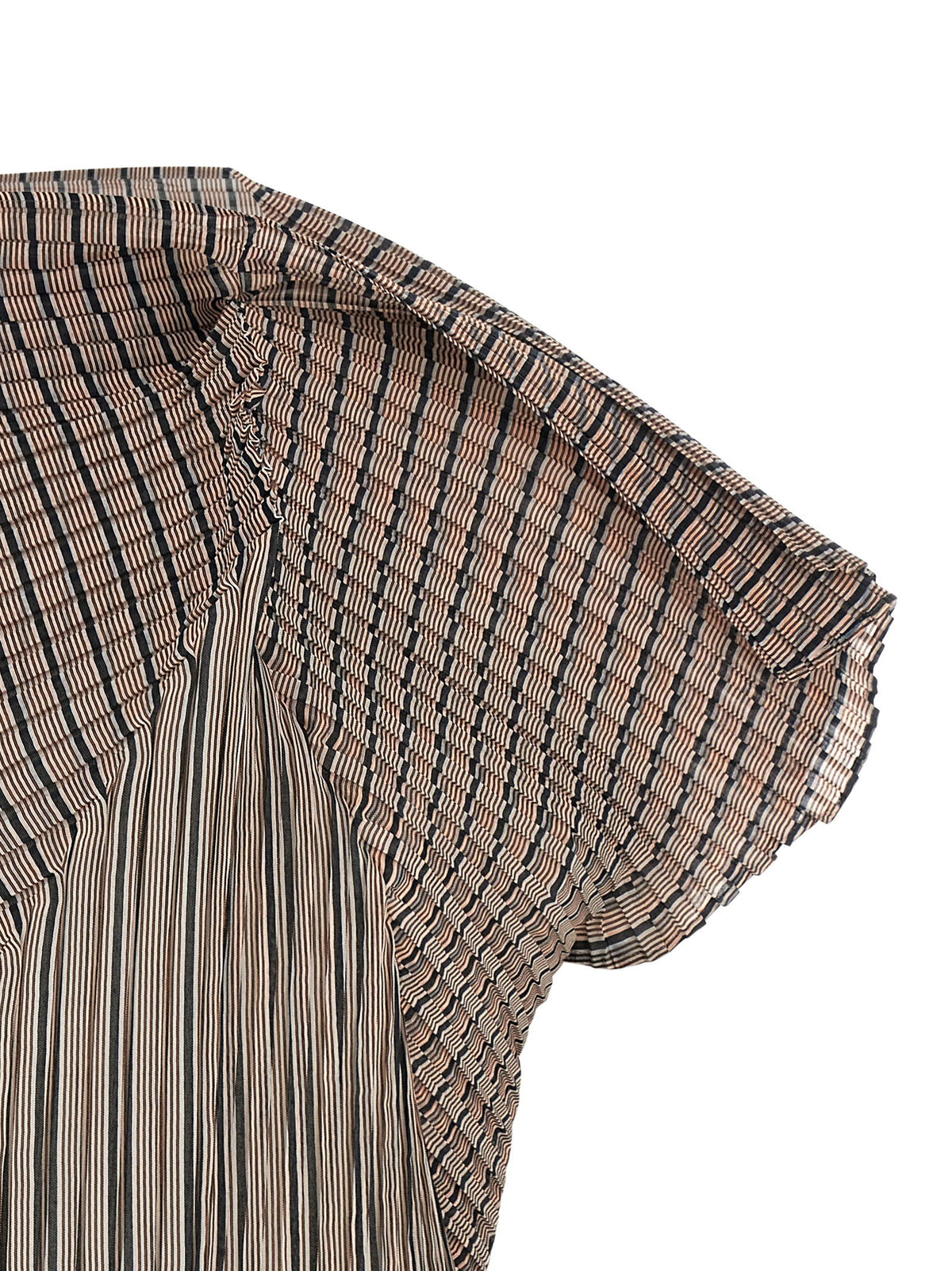 Issey Miyake Generic Stripes (machine Pleats) Top