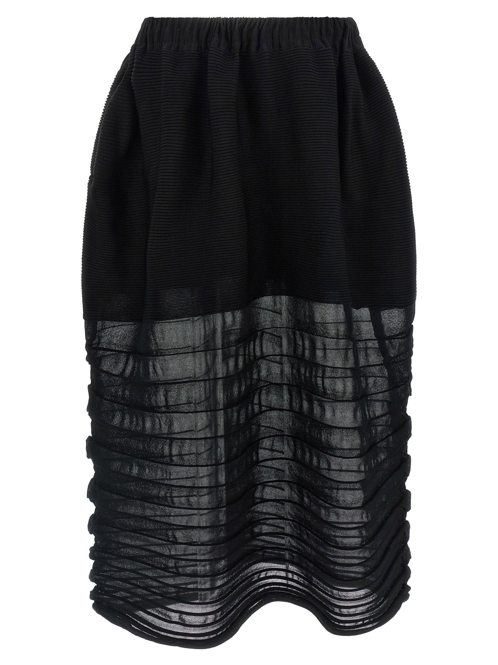 Issey Miyake Moving Knit Skirt