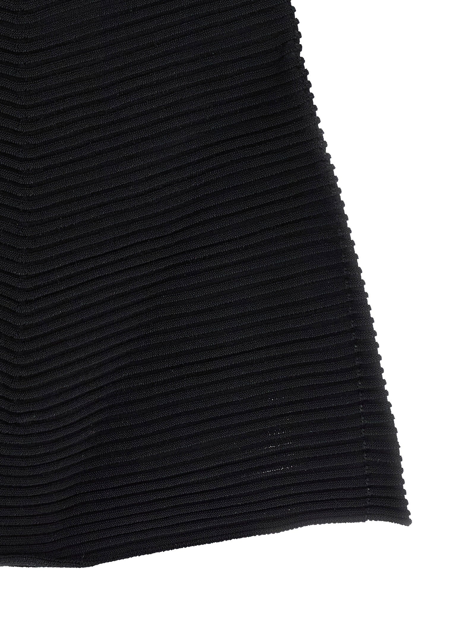 Issey Miyake Corrugated Knit Dress