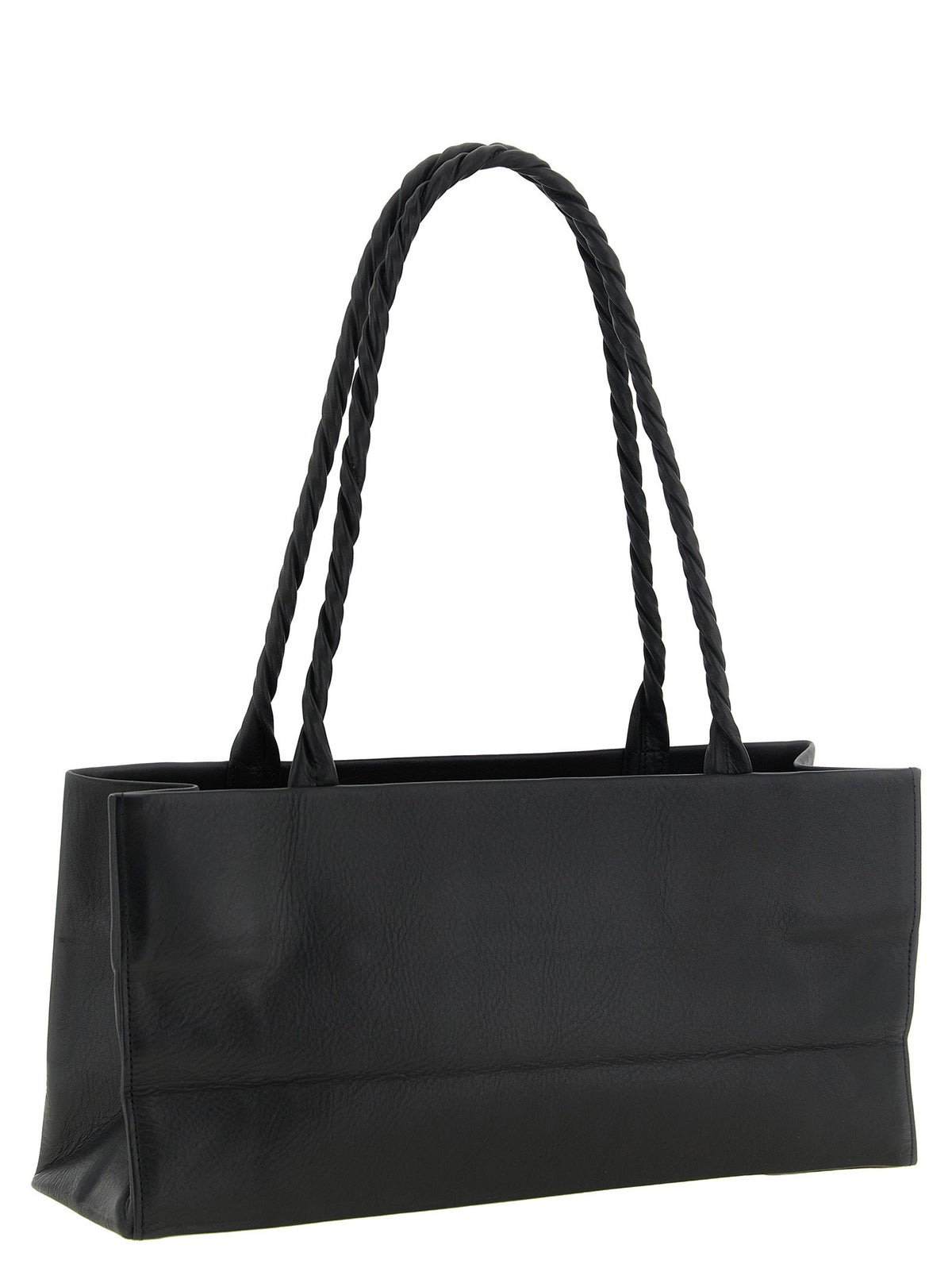Issey Miyake Black Paper Bag Shoulder Bag