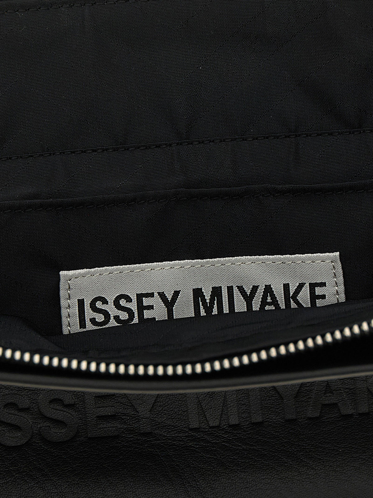 Issey Miyake Black Paper Bag Shoulder Bag