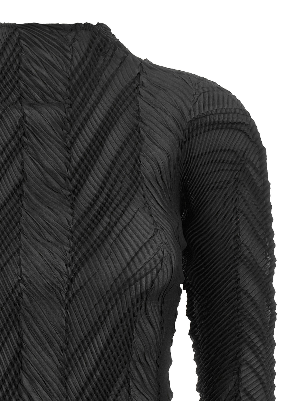 Issey Miyake Zigzag Pleats Sweater