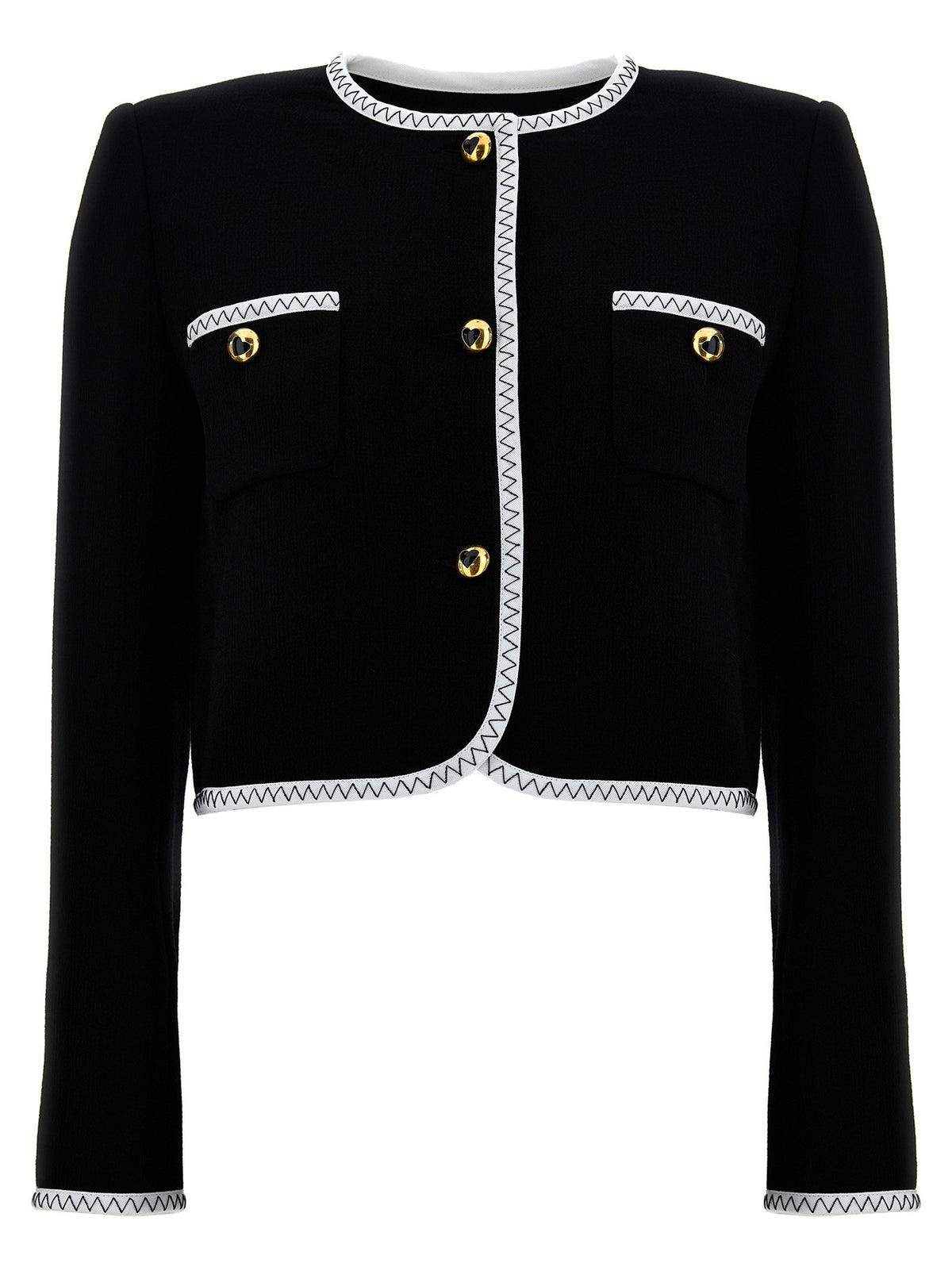 Moschino Crepe Short Jacket