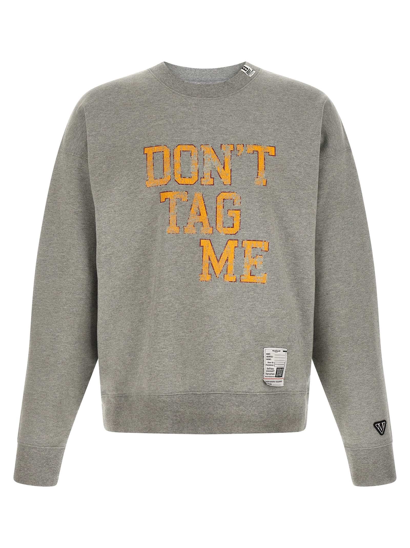 Maison Mihara Yasuhiro Dont Tag Me Sweatshirt
