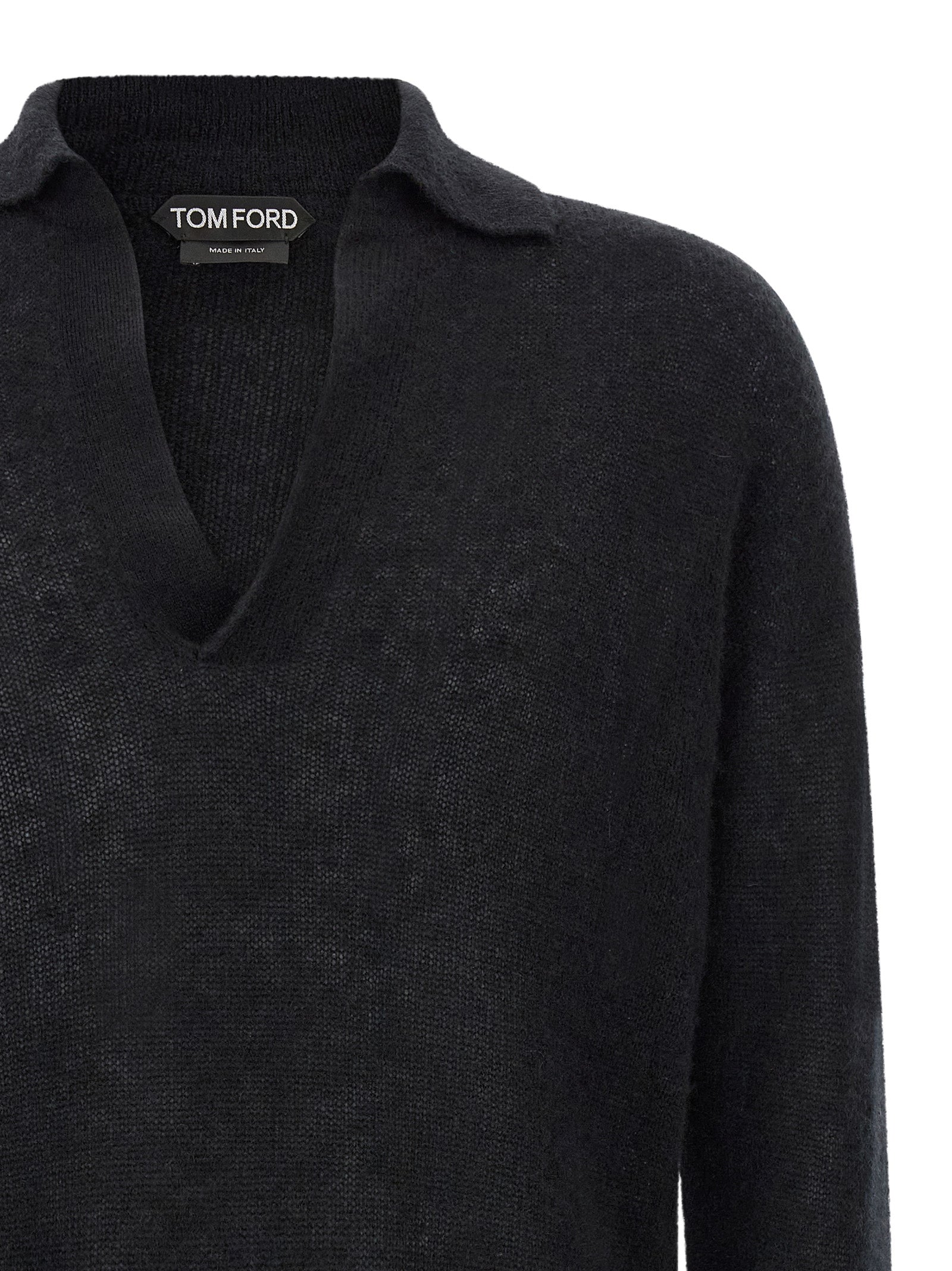 Tom Ford Cashmere And Silk Polo Shirt