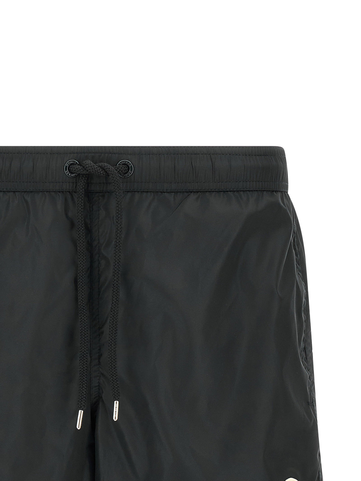 Moncler Logo Patch Swim Shorts