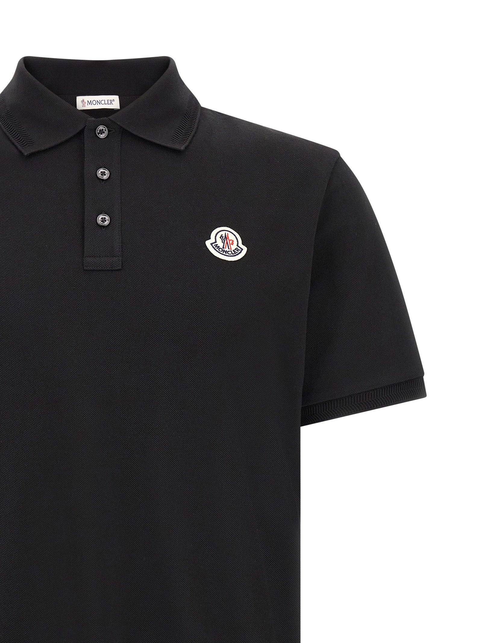 Moncler Logo Patch Polo Shirt