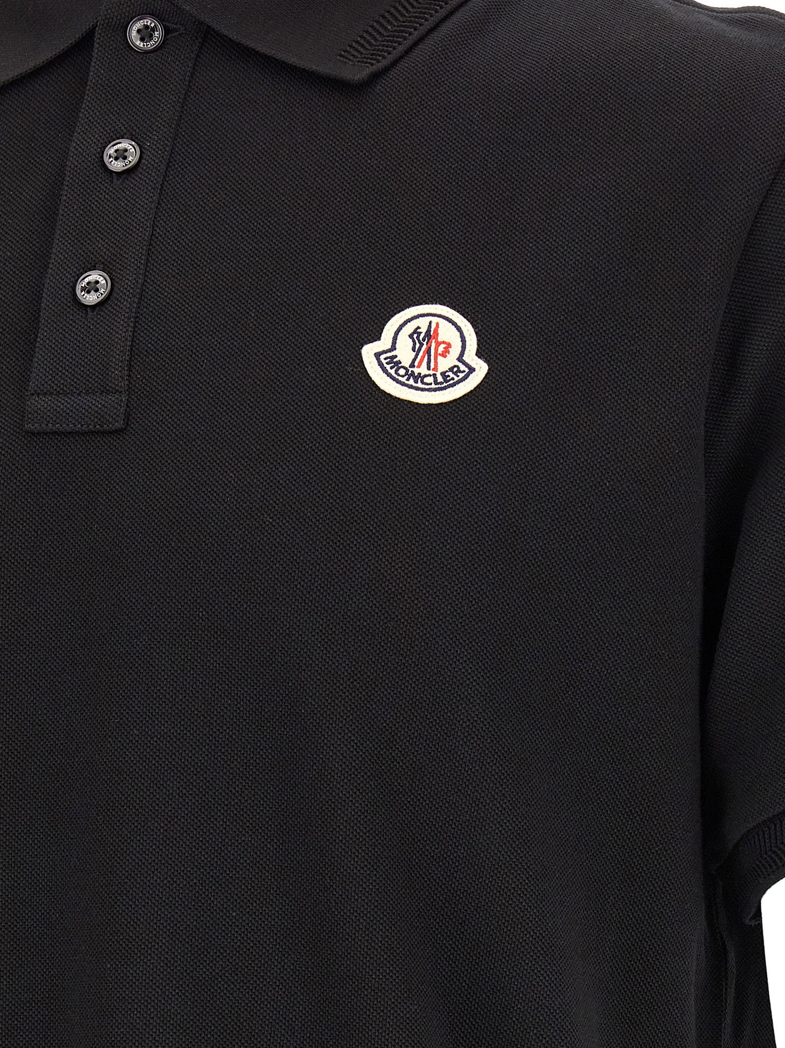Moncler Logo Patch Polo Shirt