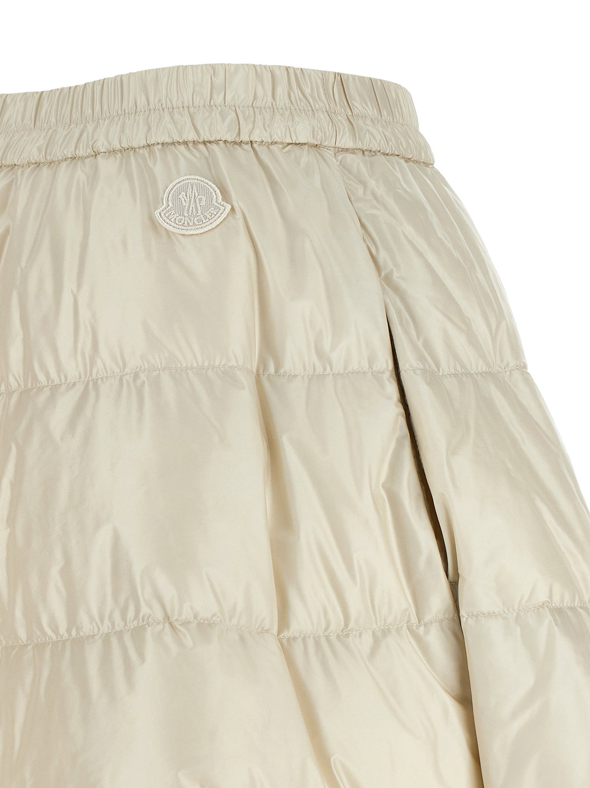 Moncler White Padded Skirt