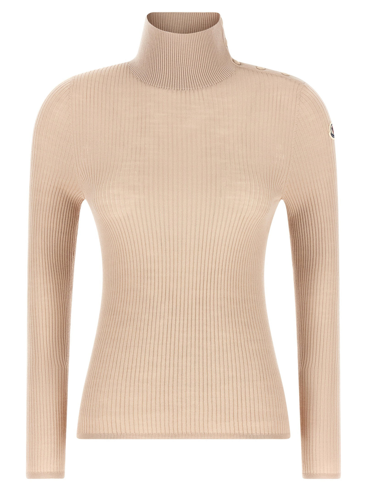 Moncler Textured Wool Turtleneck Sweater