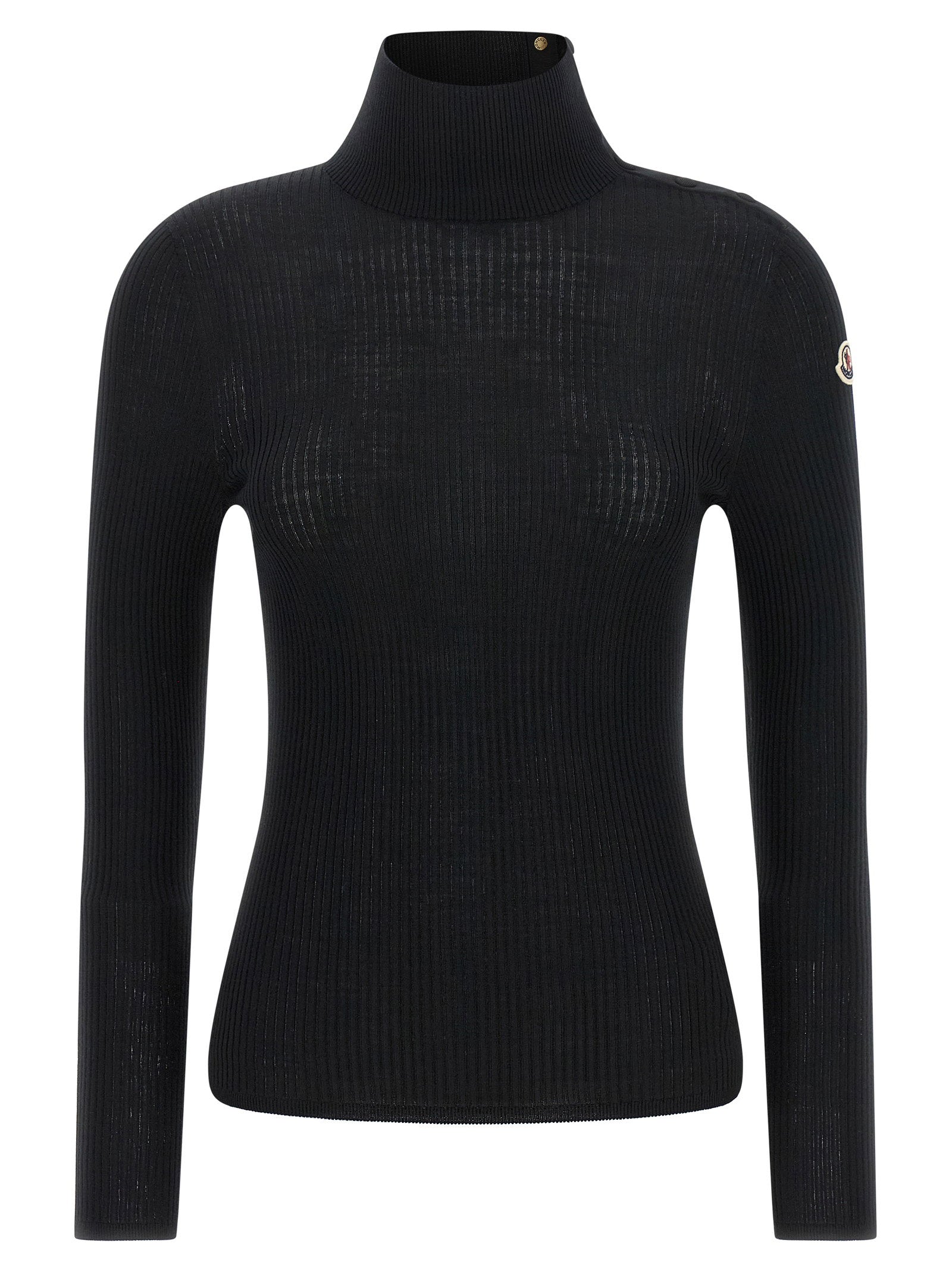 Moncler Logo Turtleneck Sweater