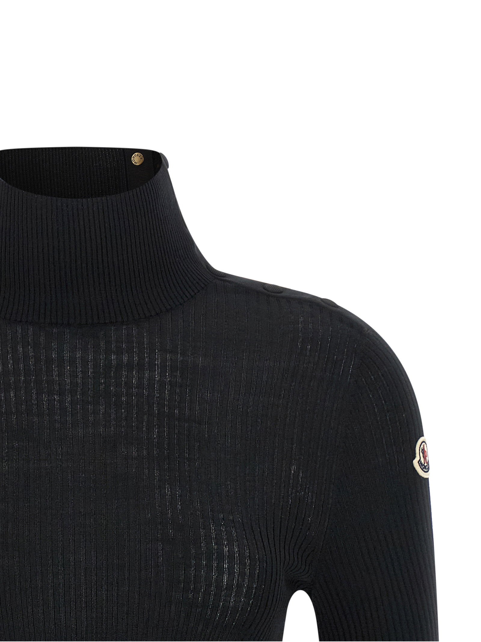 Moncler Logo Turtleneck Sweater