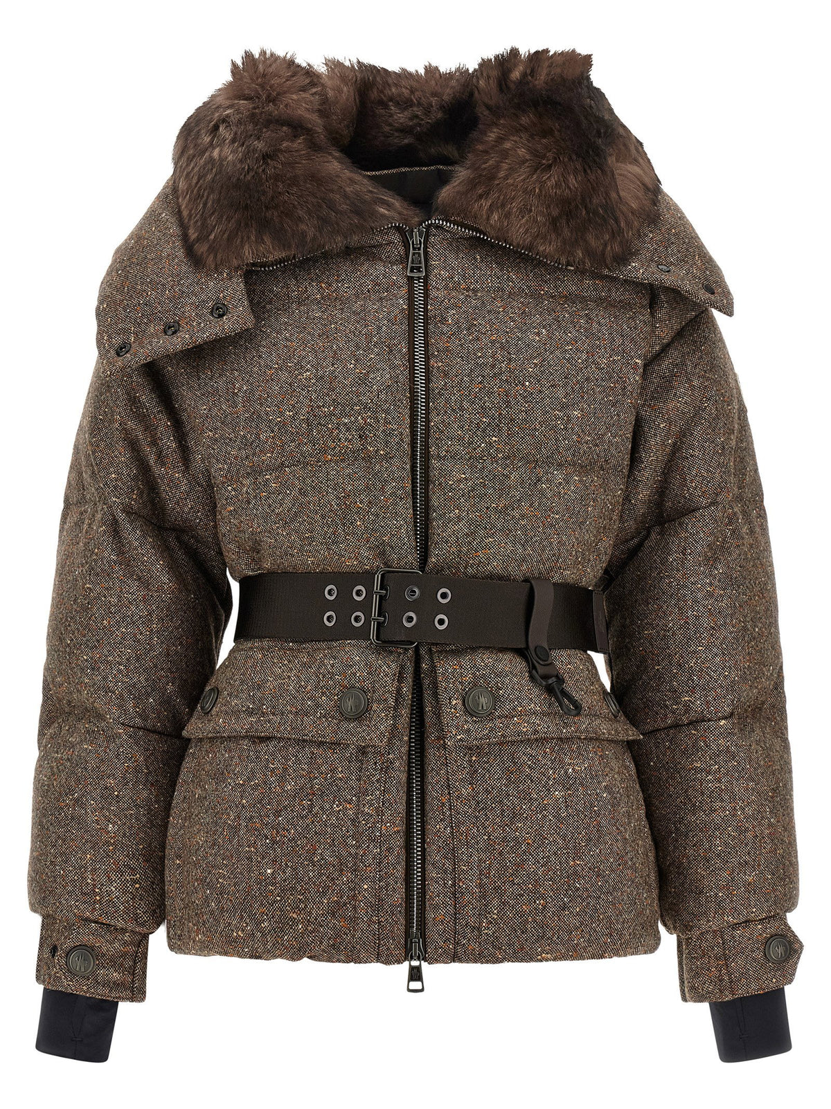 Moncler Grenoble Gelise Brown Down Jacket