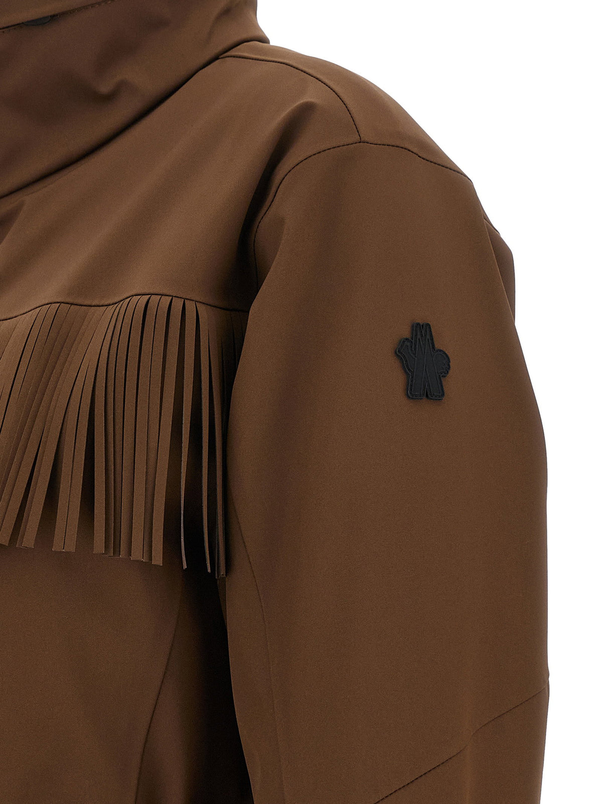 Moncler Grenoble Brown Fringed Ski Suit