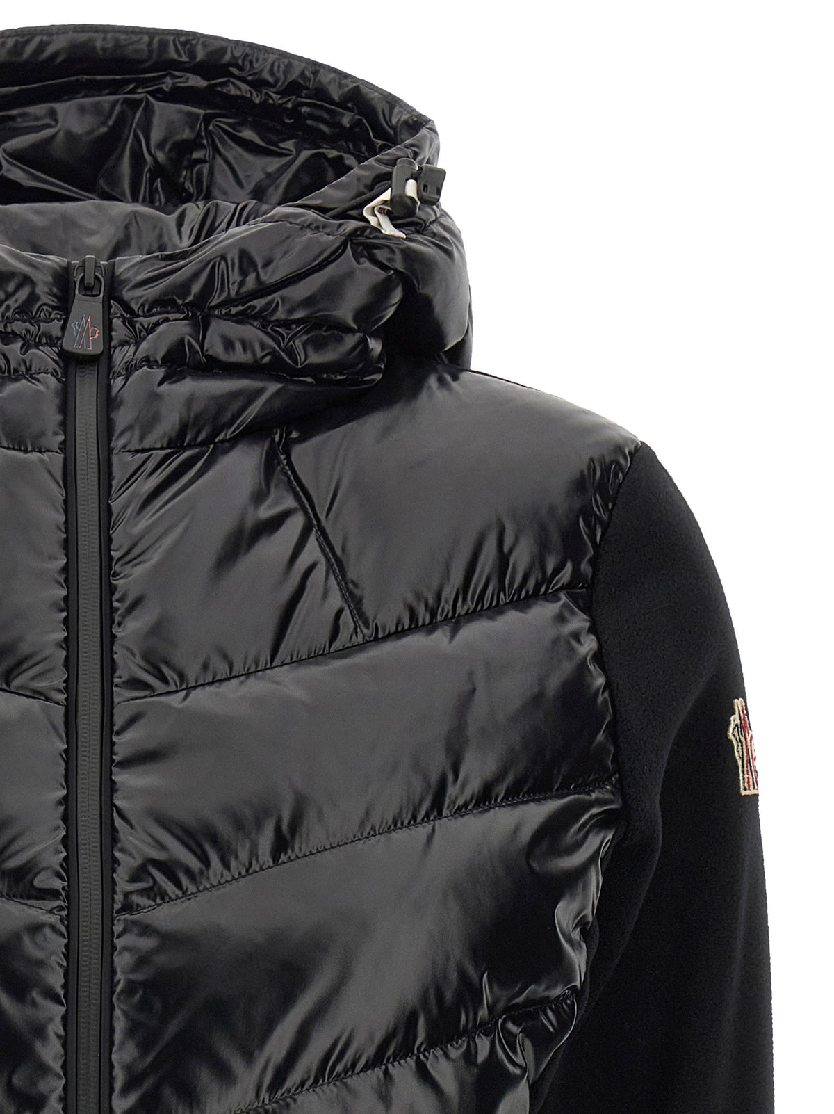 Moncler Grenoble Padded Cardigan With Hood And Zip