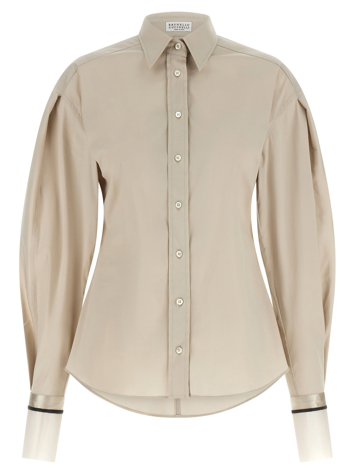 Brunello Cucinelli Shiny Cuffs Shirt