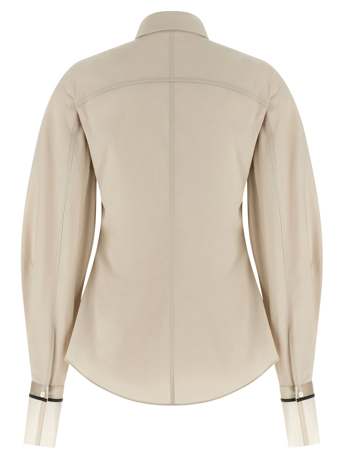 Brunello Cucinelli Shiny Cuffs Shirt