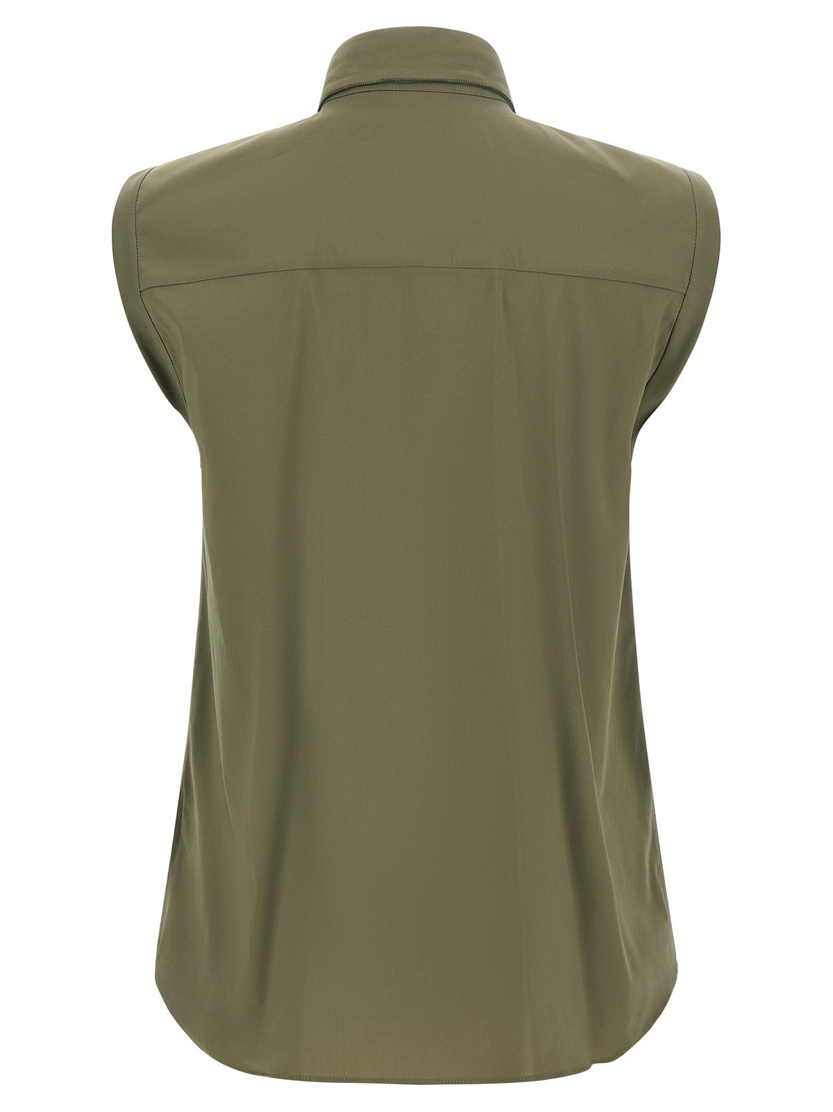 Brunello Cucinelli Shiny Trim Shirt