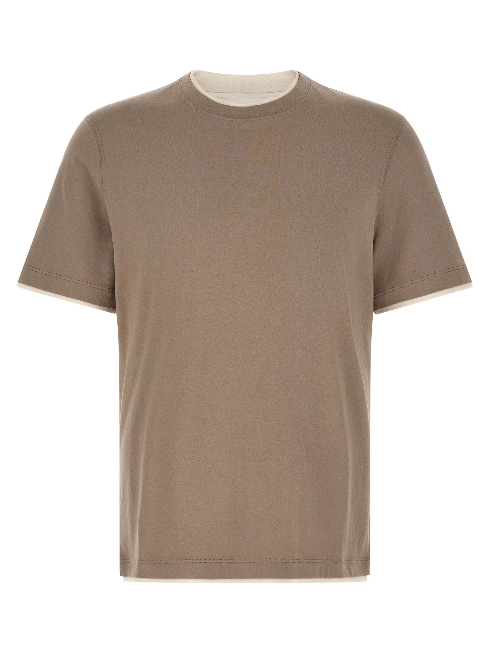 Brunello Cucinelli Double Layer T-shirt