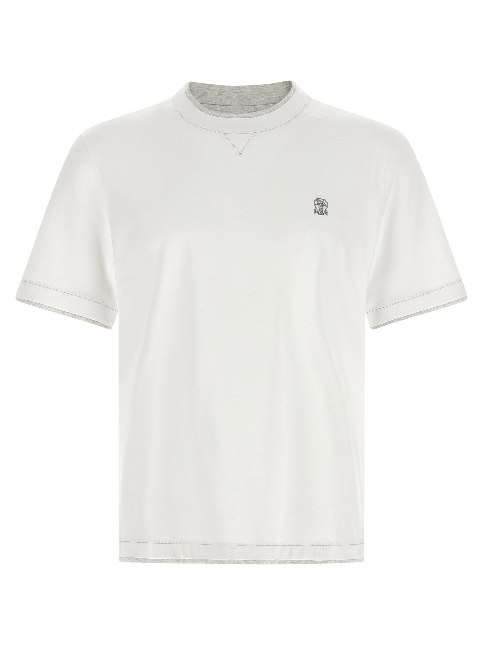 Brunello Cucinelli Double Layer T-shirt