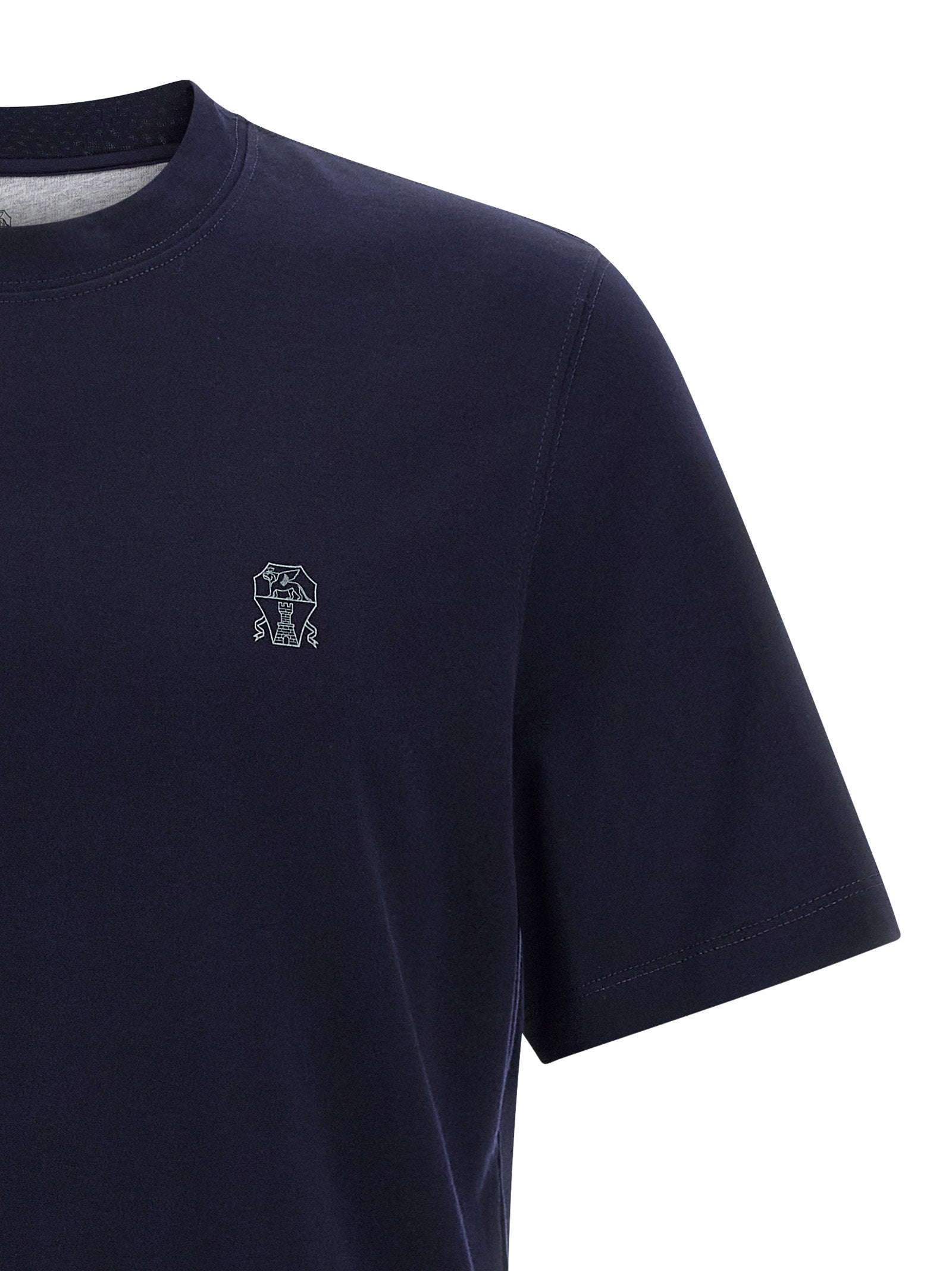 Brunello Cucinelli Logo Print T-shirt