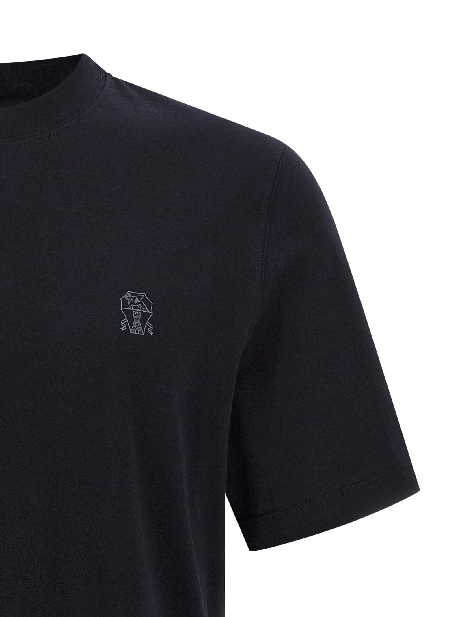 Brunello Cucinelli Logo Print T-shirt