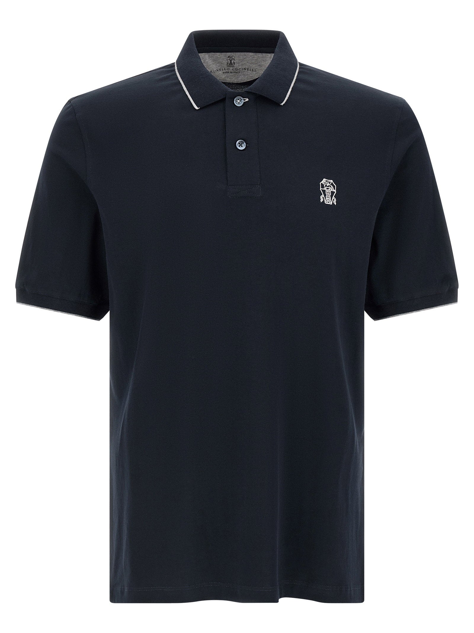 Brunello Cucinelli Stretch Jersey Polo Shirt