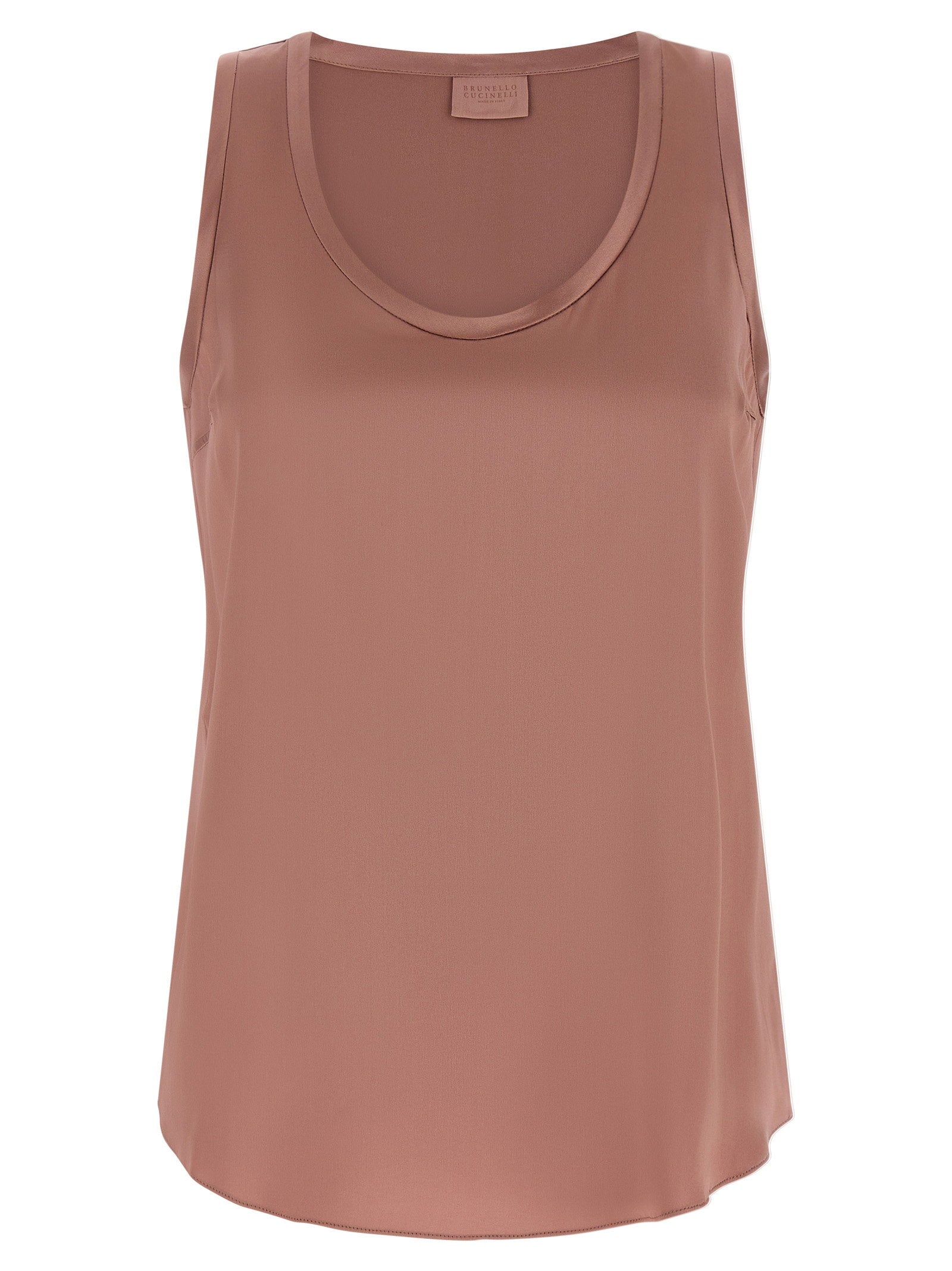 Brunello Cucinelli Satin Top