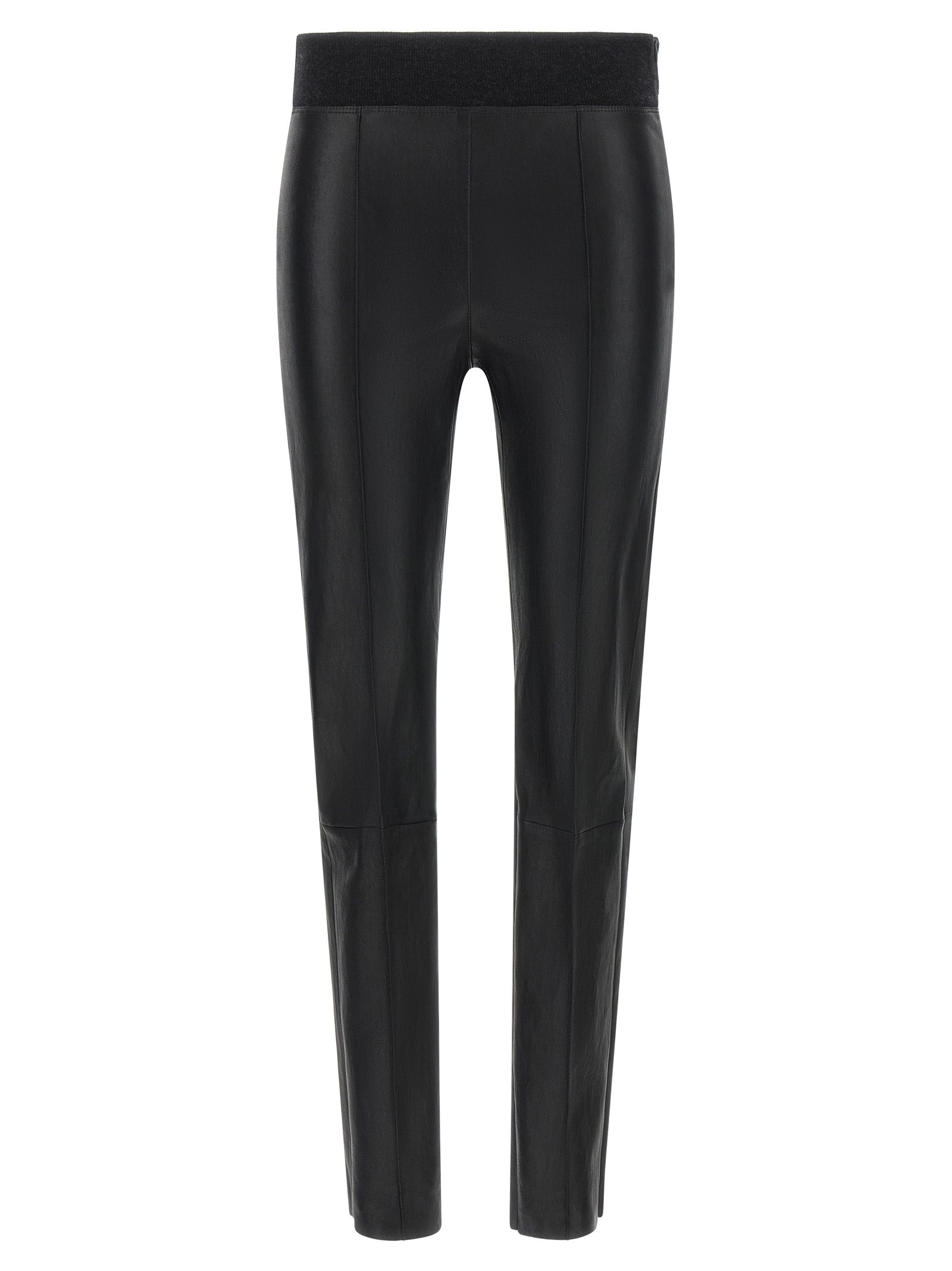 Brunello Cucinelli Stretch Nappa Leather Leggings
