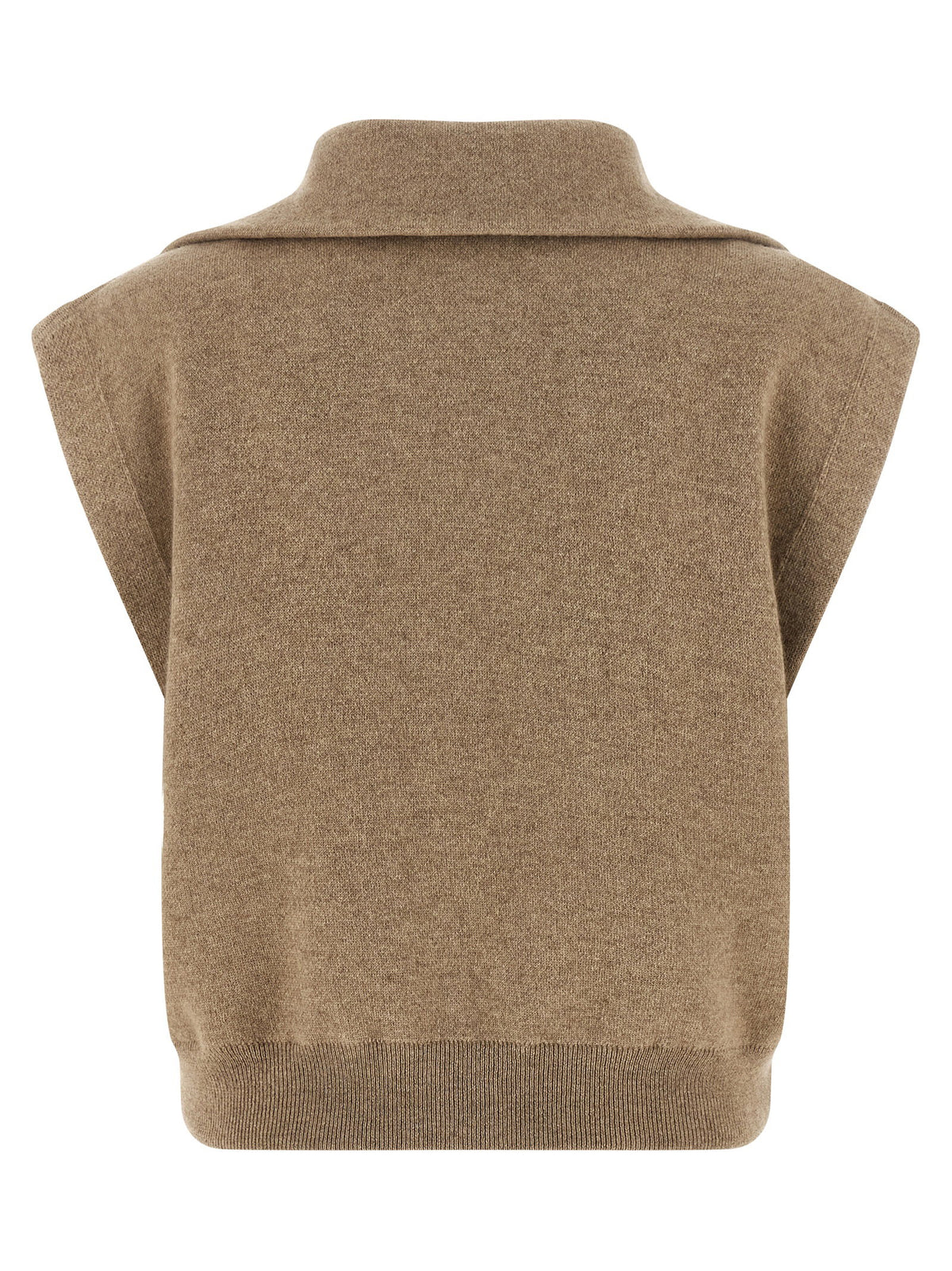 Brunello Cucinelli Shiny Zipper Pull Vest