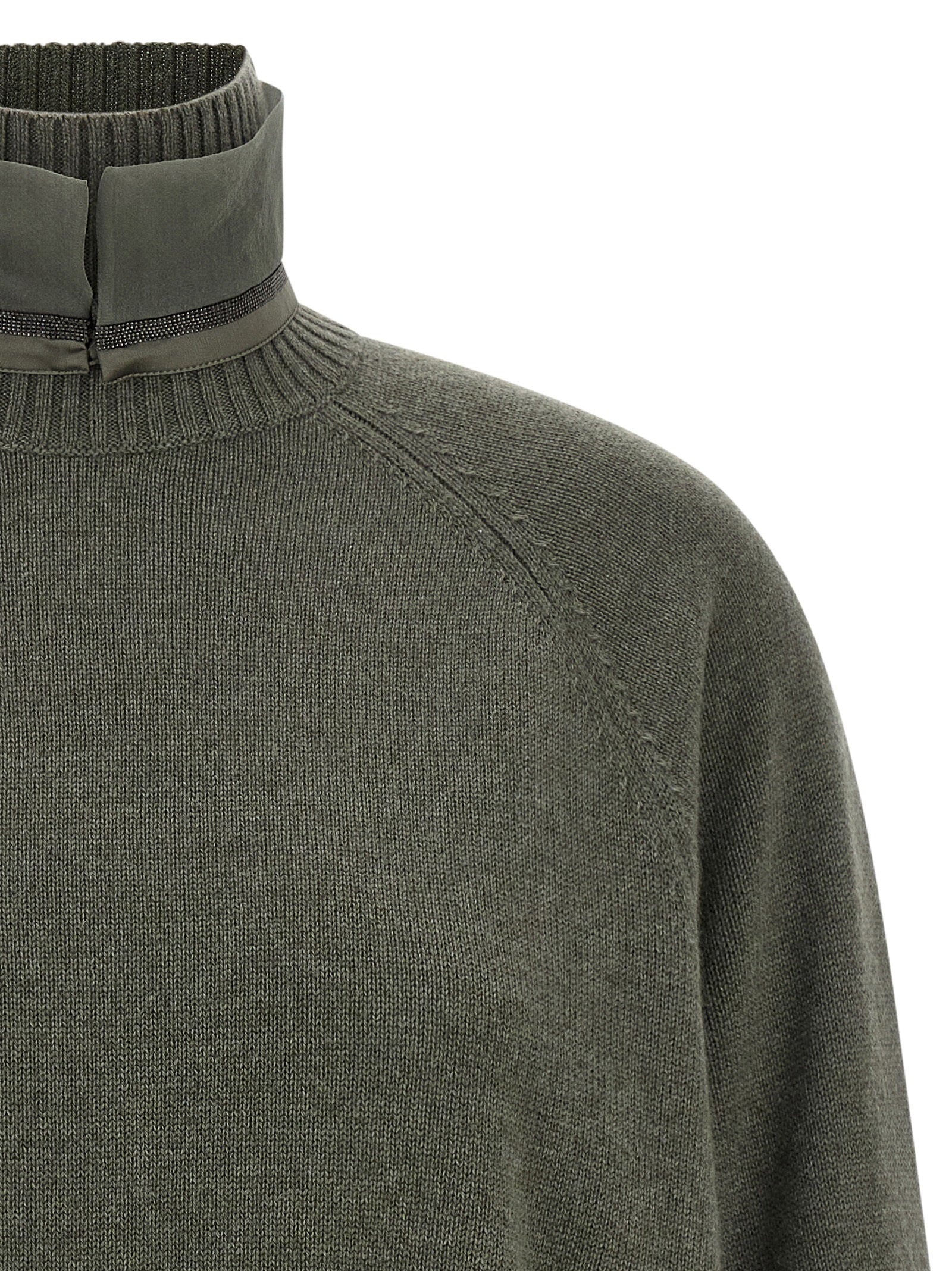Brunello Cucinelli Monile Insert Sweater