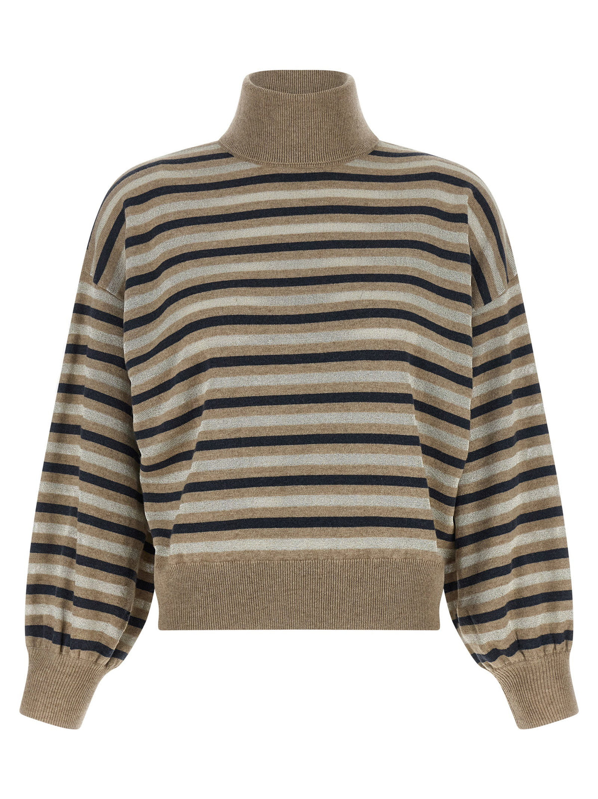 Brunello Cucinelli Sparkling Stripes Sweater