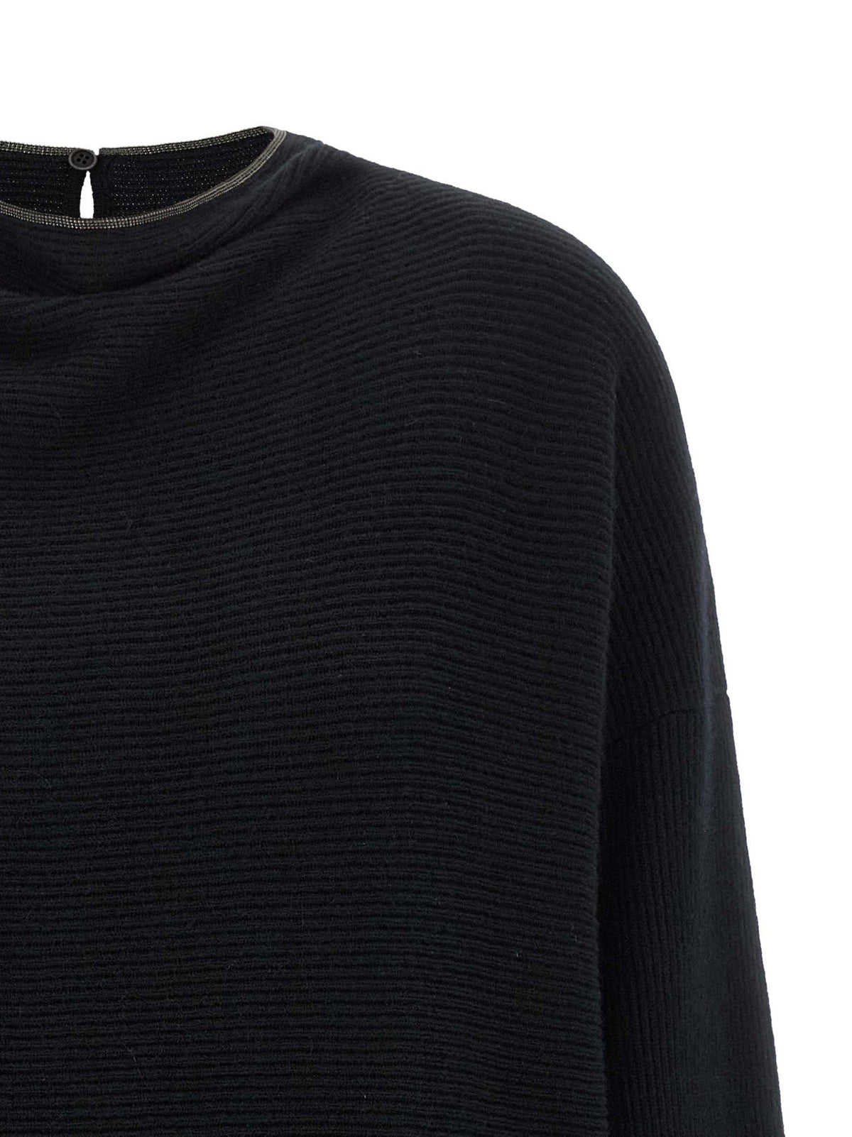 Brunello Cucinelli Precious Collar Dress