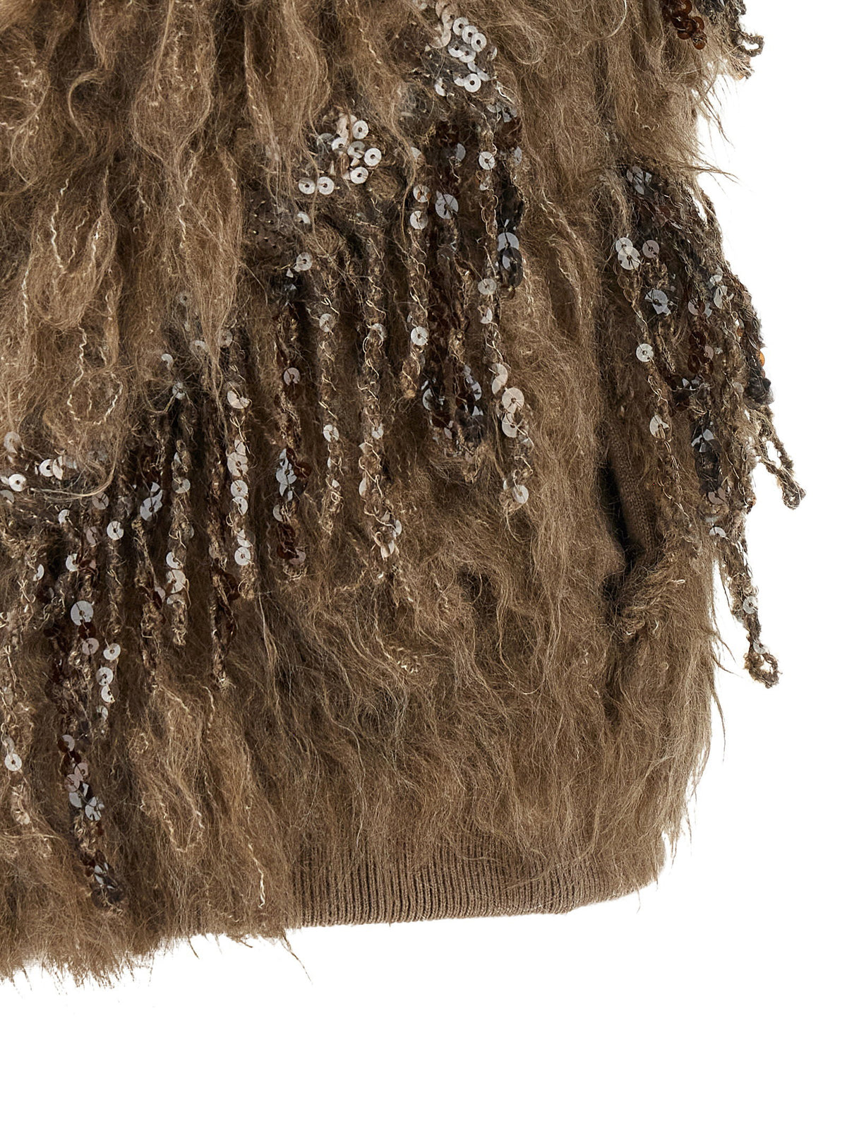 Brunello Cucinelli Dazzling Moss Embroidery Vest