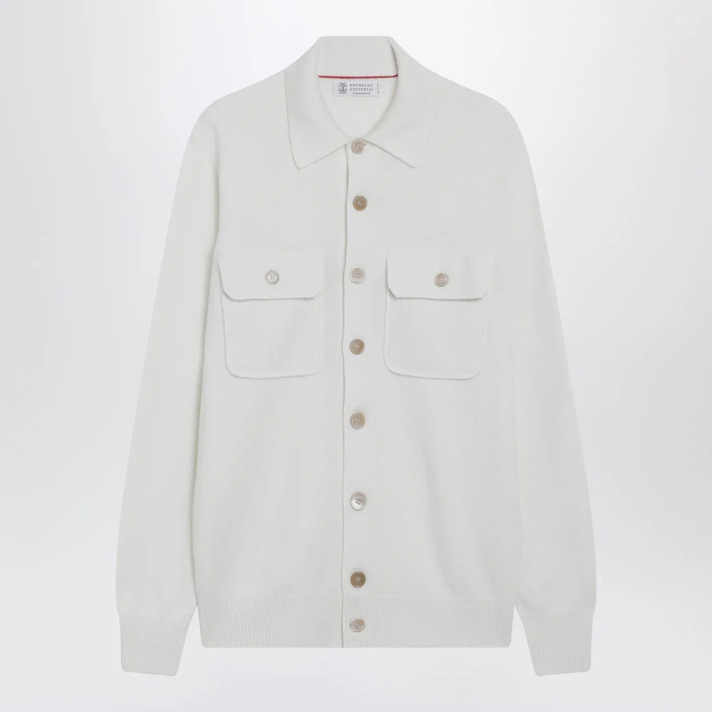 Brunello Cucinelli White cashmere cardigan