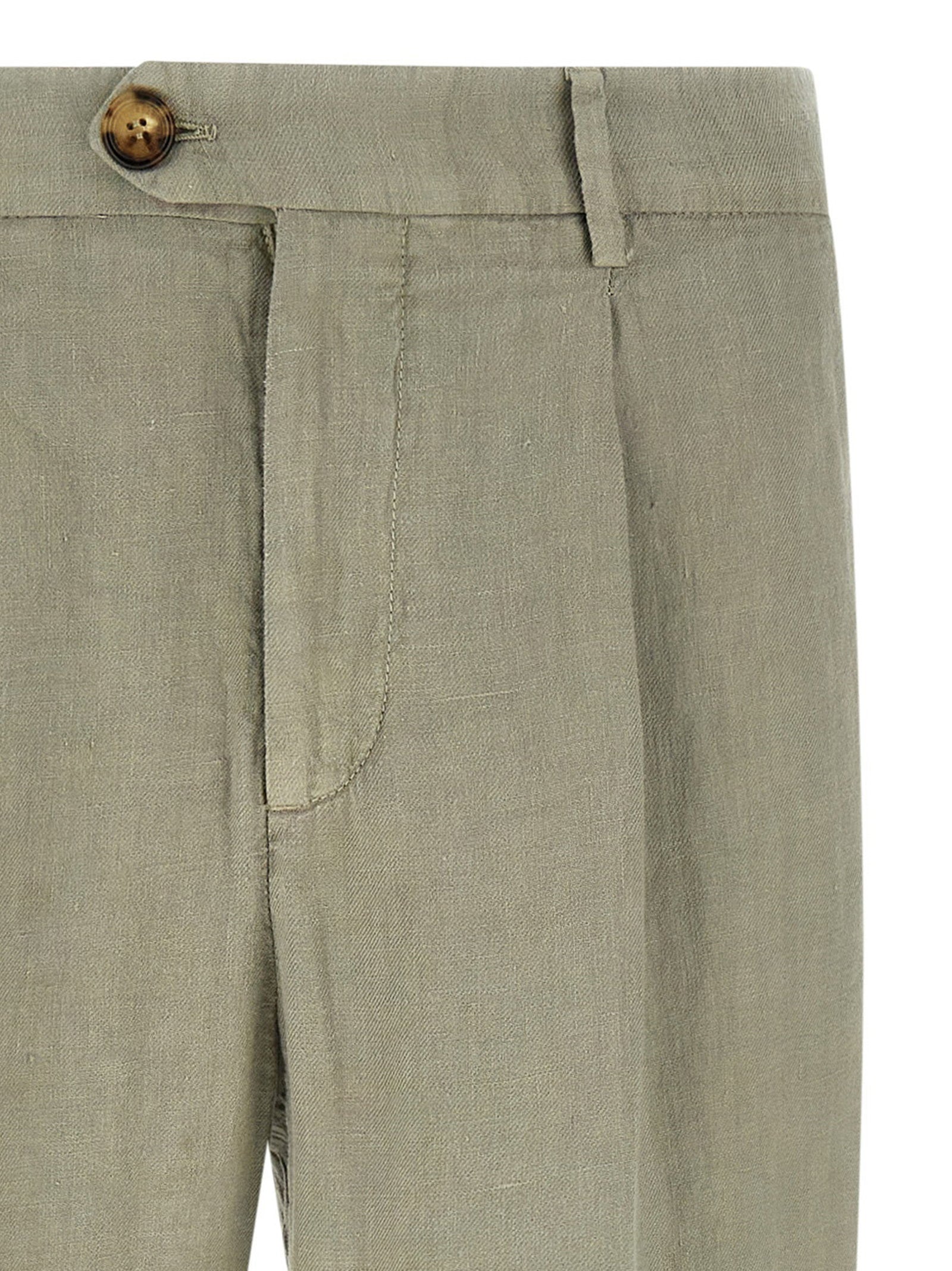 Brunello Cucinelli Linen Gabardine Trousers