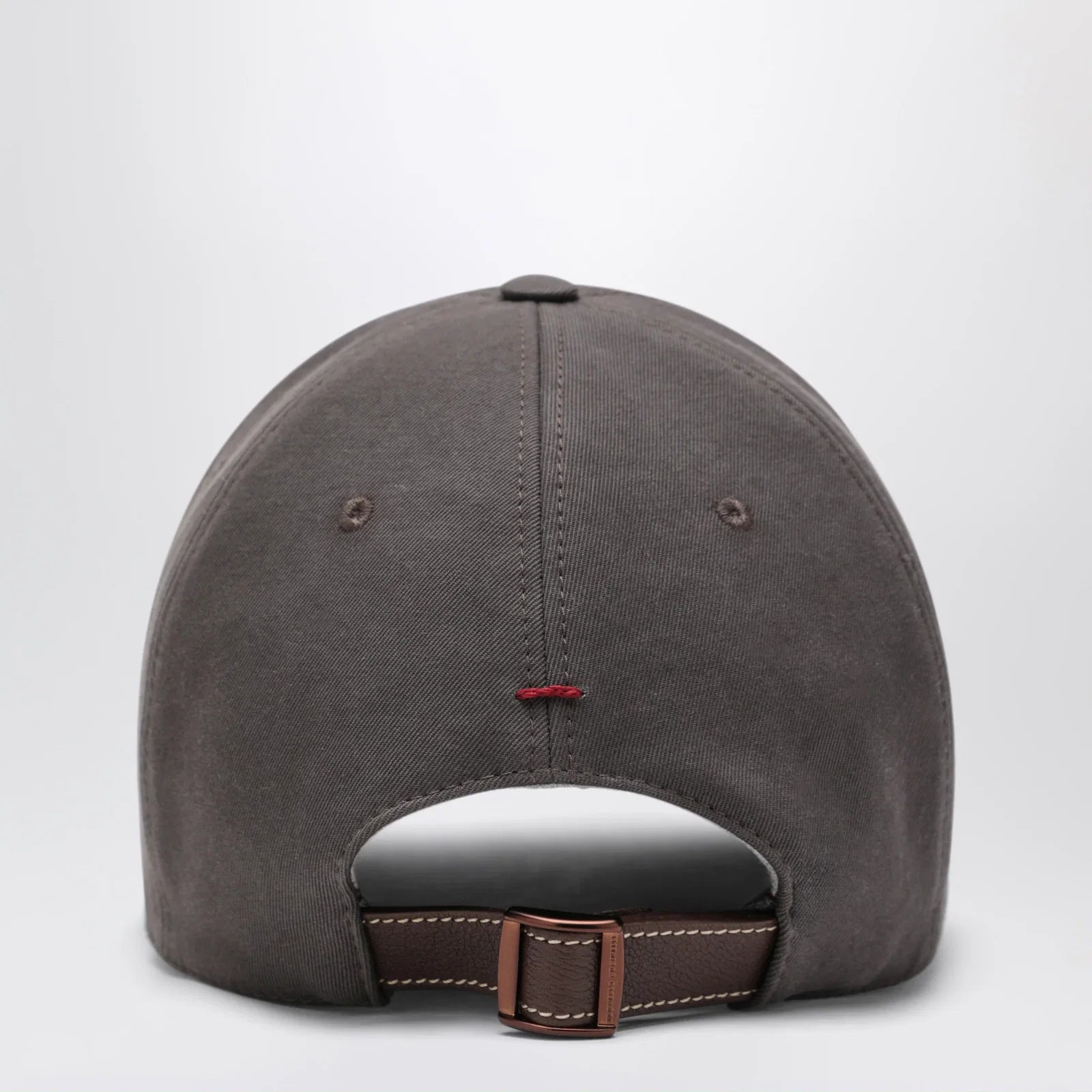 Brunello Cucinelli Brown cotton baseball cap