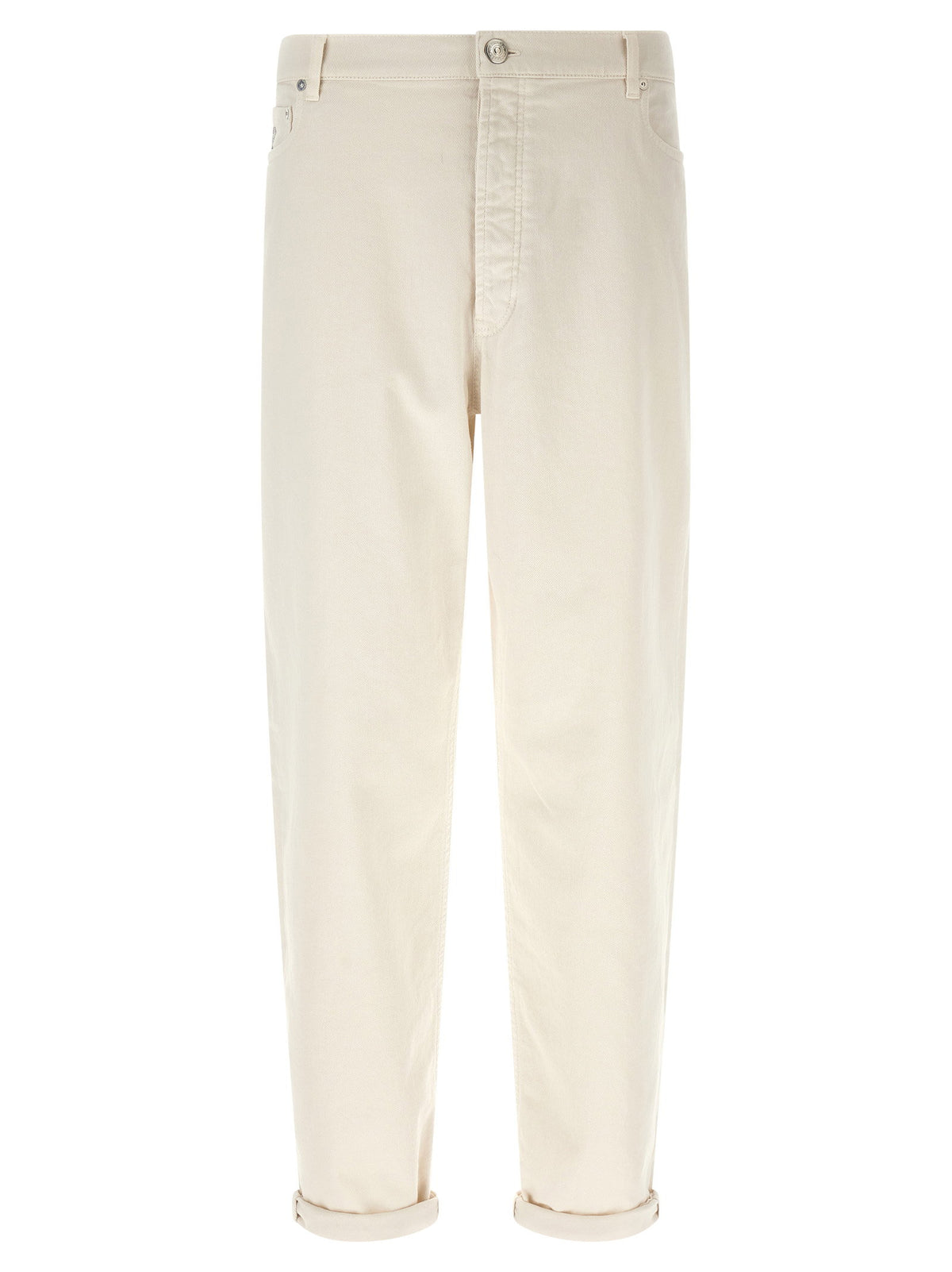 Brunello Cucinelli Garment-dyed Denim Jeans