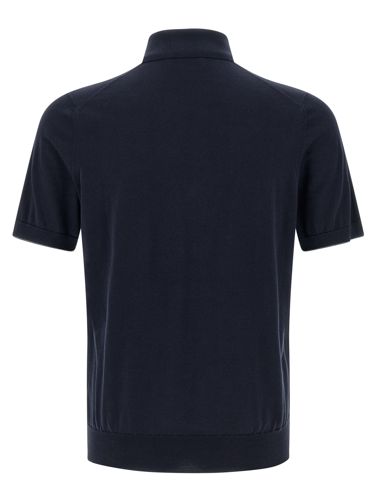 Brunello Cucinelli Logo Embroidery Polo Shirt