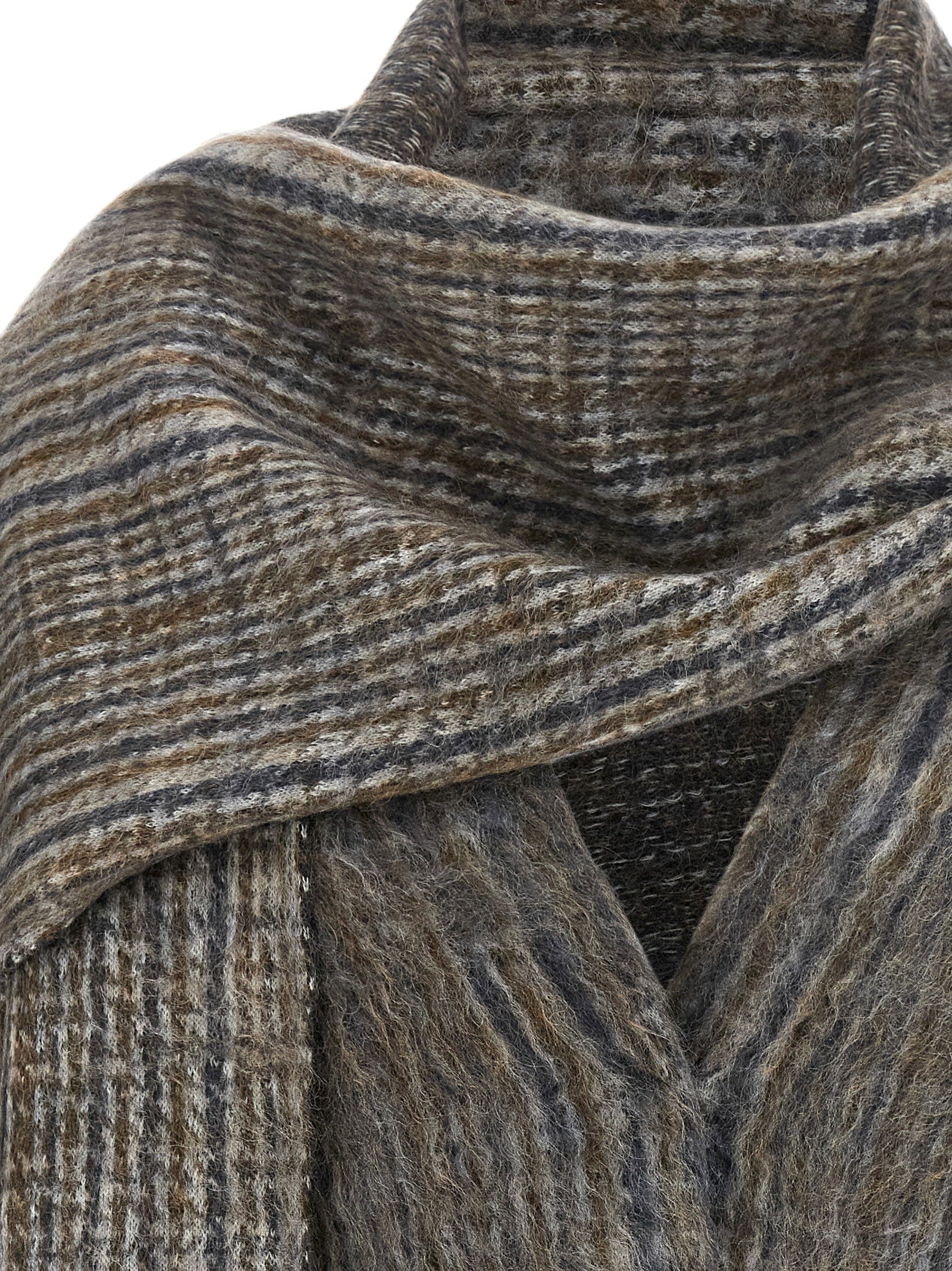 Brunello Cucinelli Cardigan With Scarf
