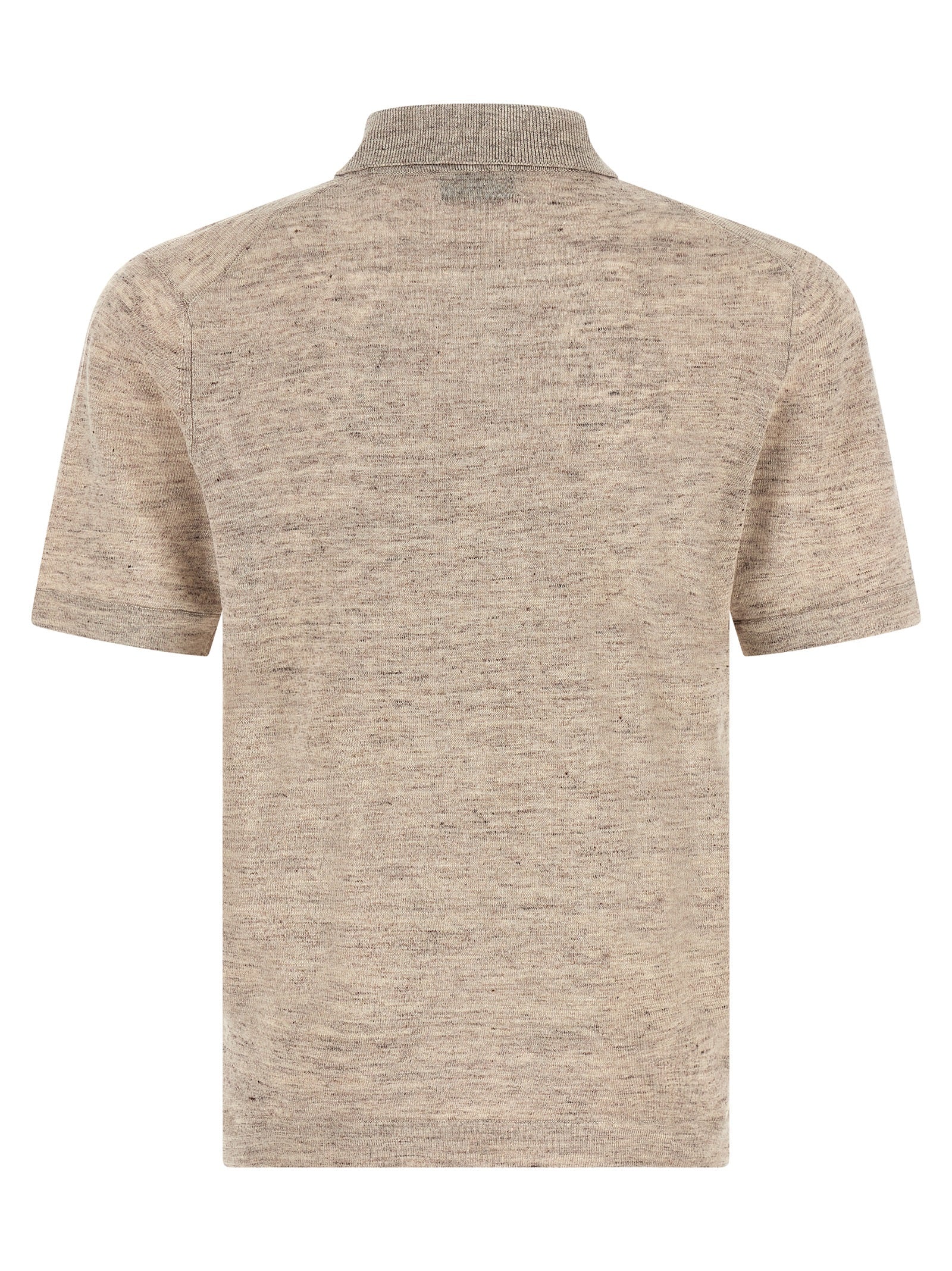 Brunello Cucinelli Linen Cotton Polo Shirt