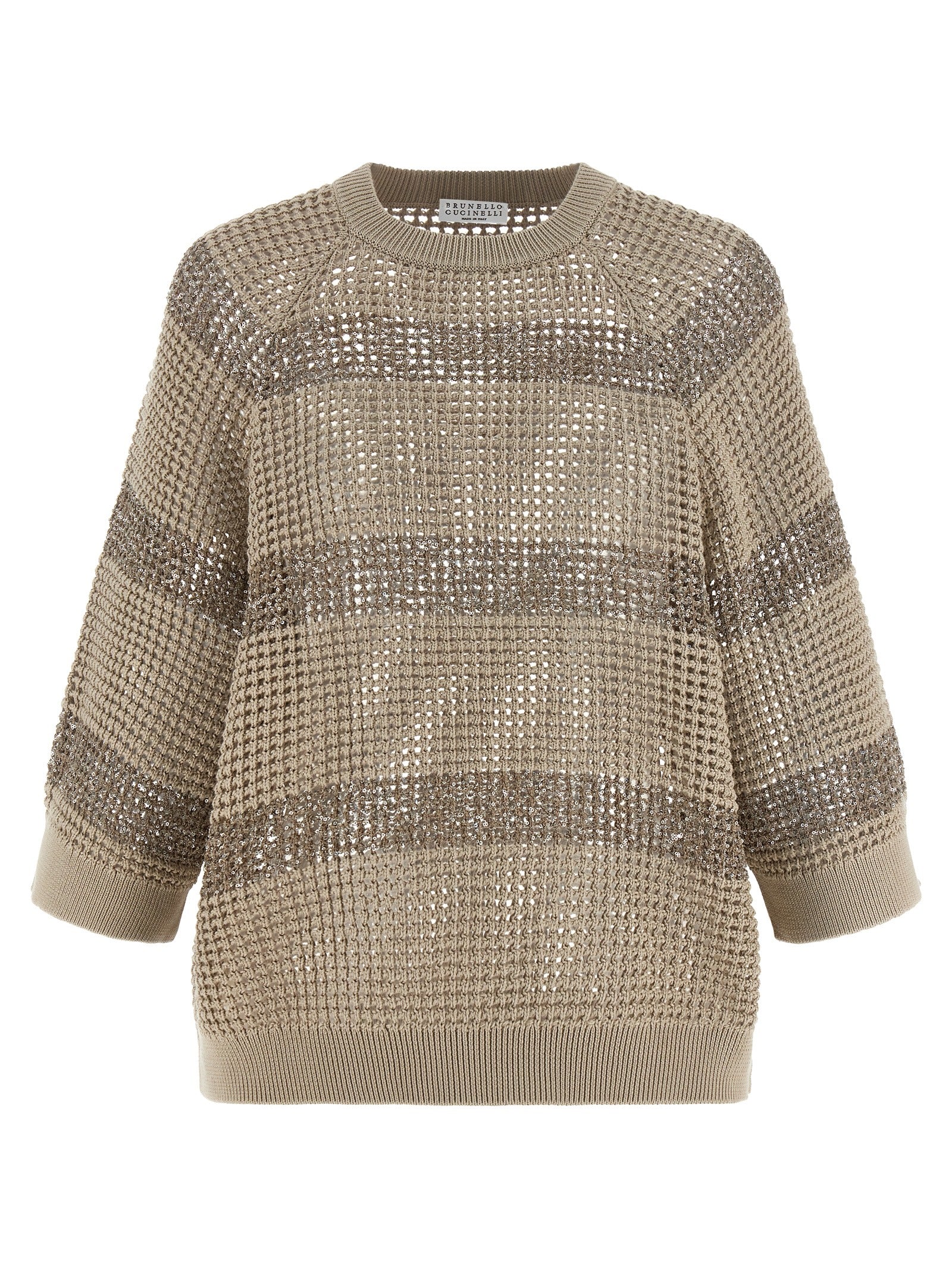 Brunello Cucinelli Dazzling Stripes Sweater