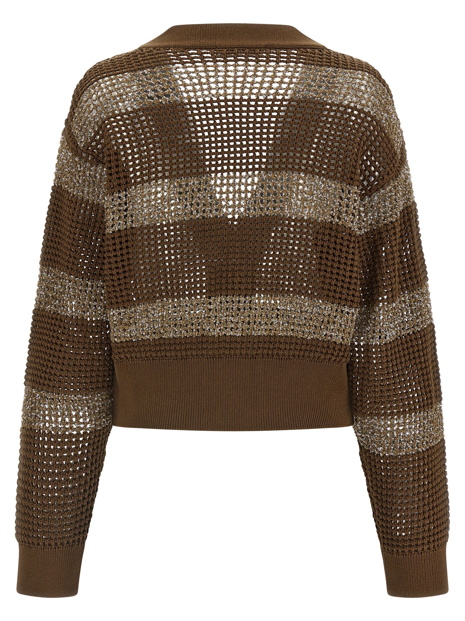Brunello Cucinelli ‘dazzling Stripes’ Cardigan