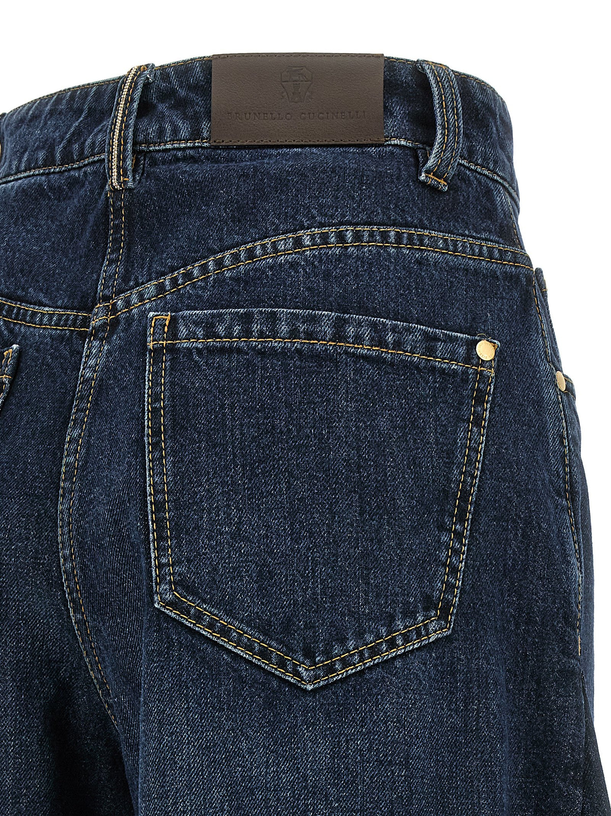 Brunello Cucinelli Wide Barrel Full Lenght Jeans